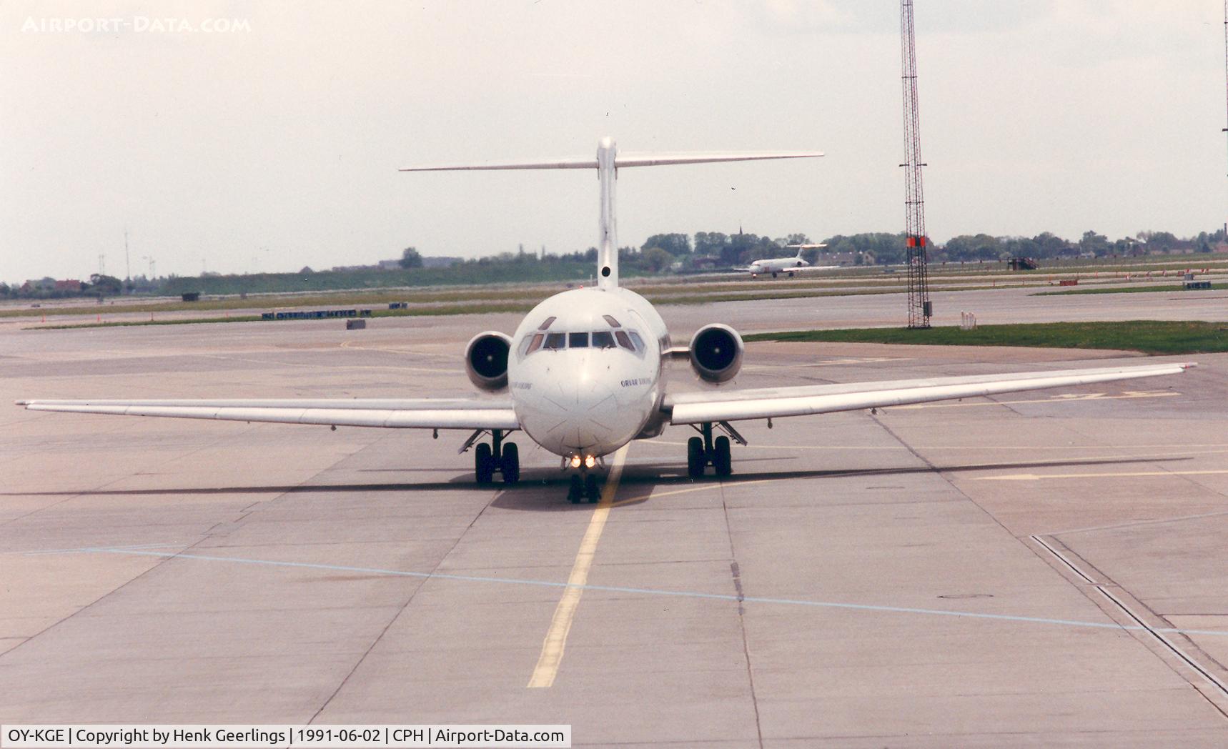 OY-KGE, 1969 Douglas DC-9-21 C/N 47305, SAS
CPH