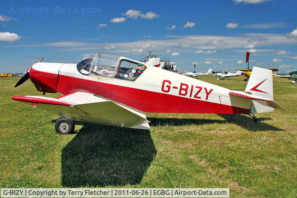 G-BIZY, 1963 Wassmer (Jodel) D-112 Club C/N 1120, 1963 Societe Wassmer JODEL D112, c/n: 1120 at Leicester