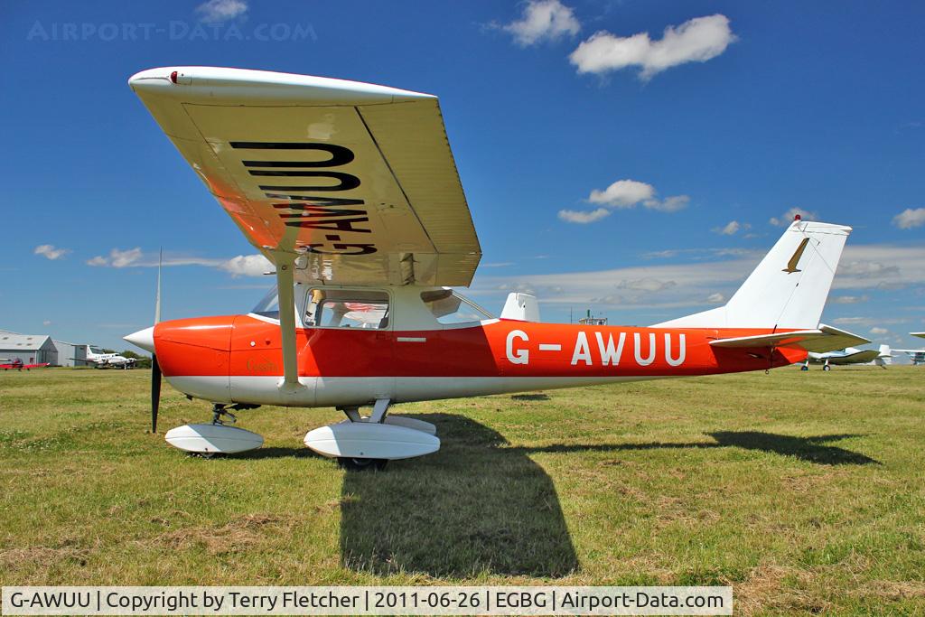 G-AWUU, 1968 Reims Cessna F150J C/N 0408, 1968 Reims Aviation Sa CESSNA F150J, c/n: 0408 at Leicester