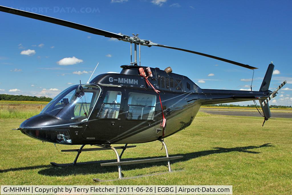 G-MHMH, 1968 Bell 206B JetRanger II C/N 8038, 1968 Bell 206B at Leicester