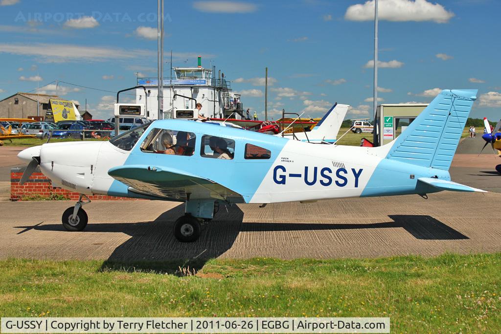 G-USSY, 1982 Piper PA-28-181 Cherokee Archer II C/N 28-8290011, 1982 Piper PIPER PA-28-181, c/n: 28-8290011 at Leicester