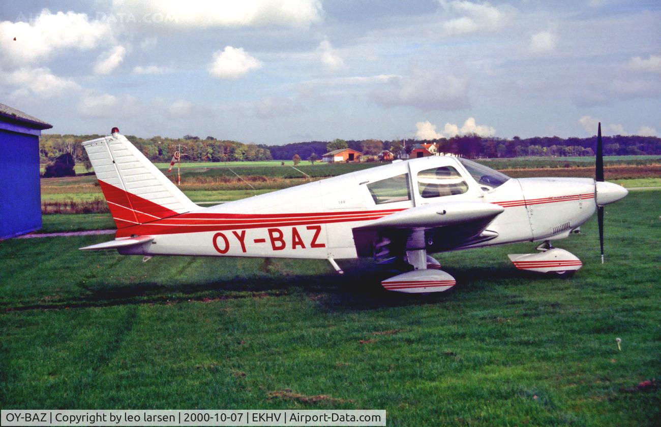 OY-BAZ, 1965 Piper PA-28-180, Cherokee C/N 28-2497, Haderslev EKHV 7.10.00
