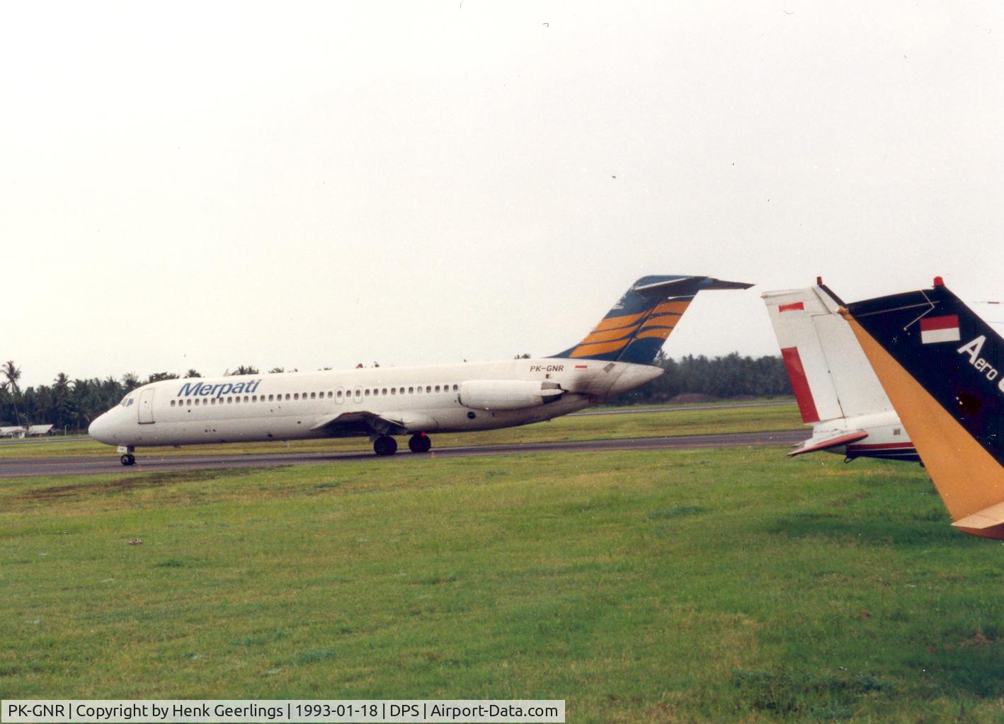 PK-GNR, 1976 McDonnell Douglas DC-9-32 C/N 47744, Merpati