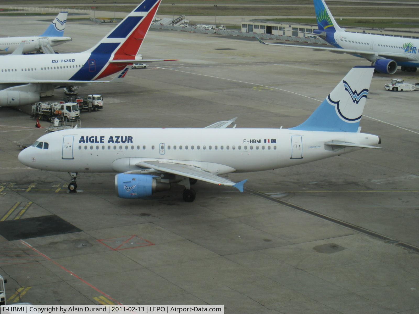 F-HBMI, 1996 Airbus A319-114 C/N 639, Seconds from reaching the gate