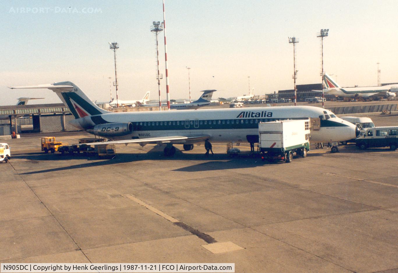 N905DC, 1967 Douglas DC-9-32 C/N 47101, Alitalia