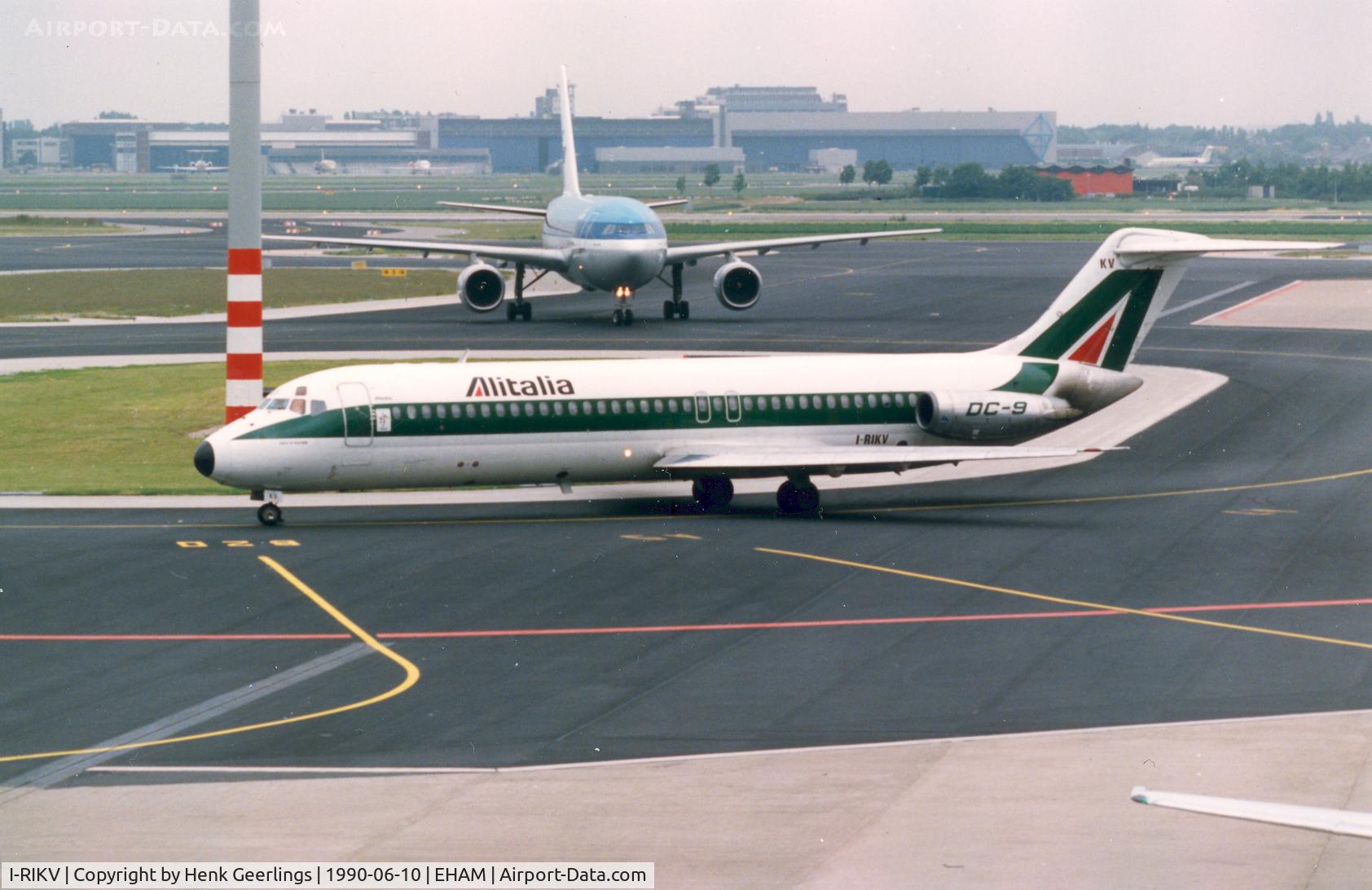 I-RIKV, 1968 Douglas DC-9-32 C/N 47231, Alitalia