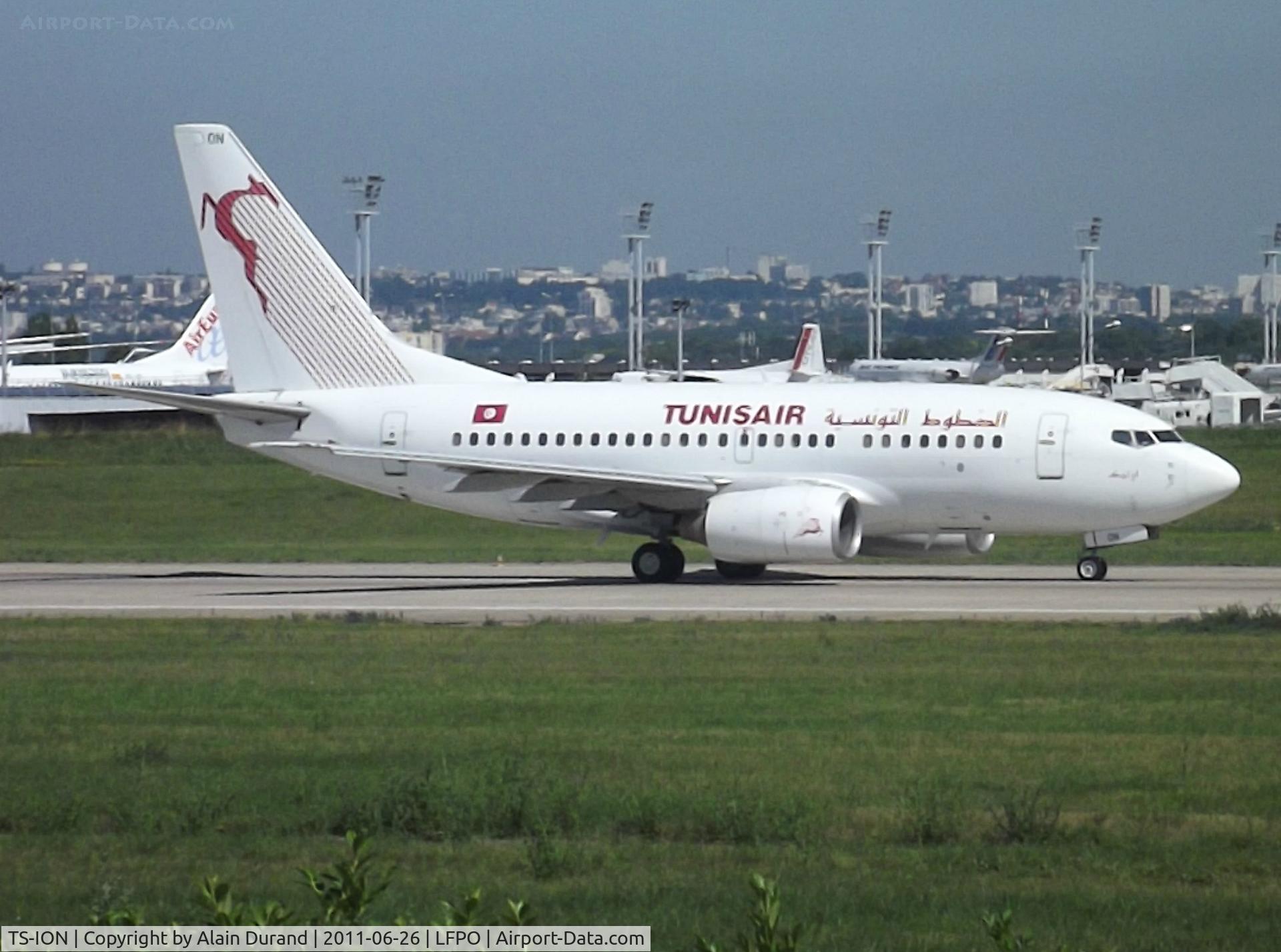 TS-ION, 2000 Boeing 737-6H3 C/N 29499, 737 NG # 510 was delivered new to the airline in 2000