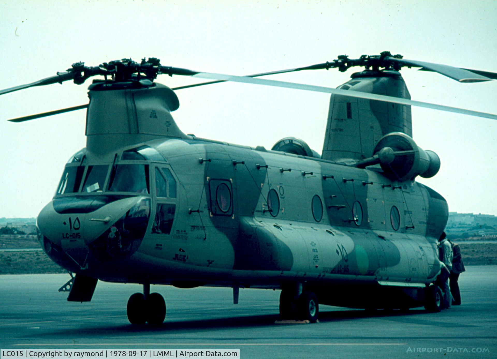 LC015, Boeing CH-47 Chinook C/N 015, CH47 Chinook LC015 Libyan Air Force