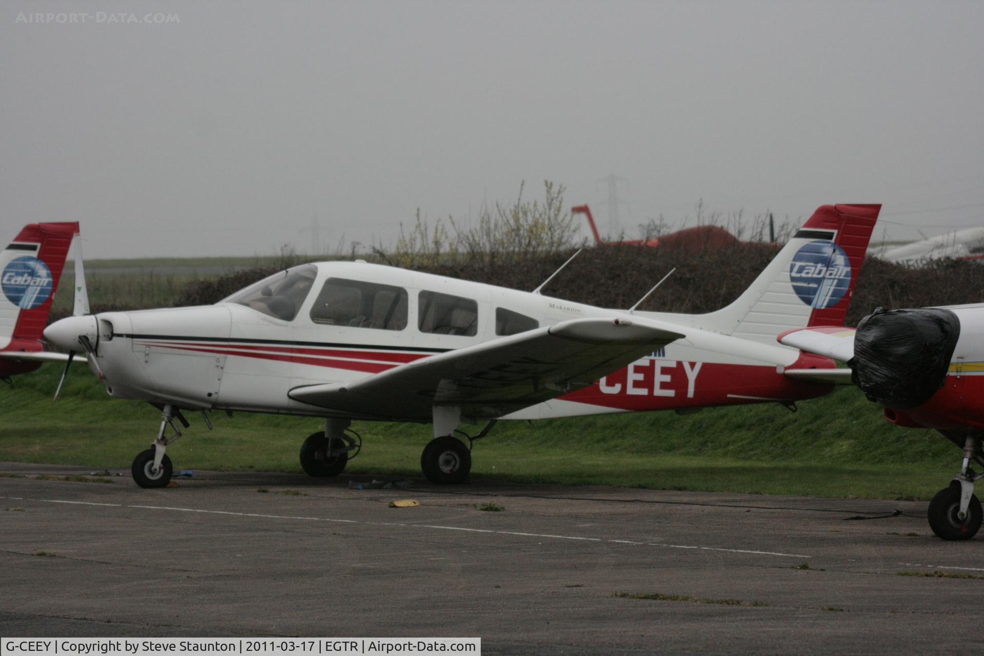 G-CEEY, 2002 Piper PA-28-161 Warrior III C/N 2842168, Taken at Elstree Airfield March 2011