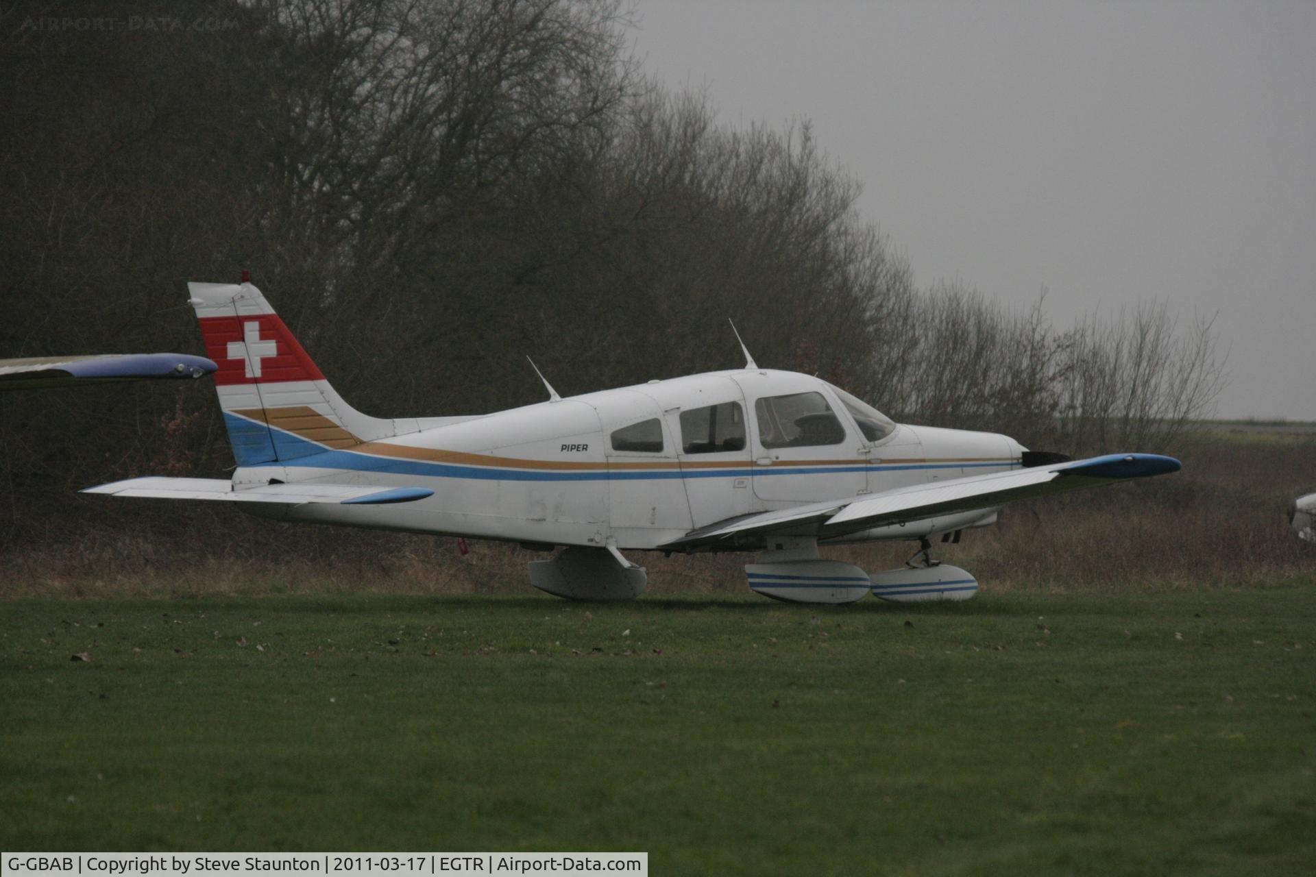 G-GBAB, 1978 Piper PA-28-161 Warrior II C/N 28-7816495, Taken at Elstree Airfield March 2011
