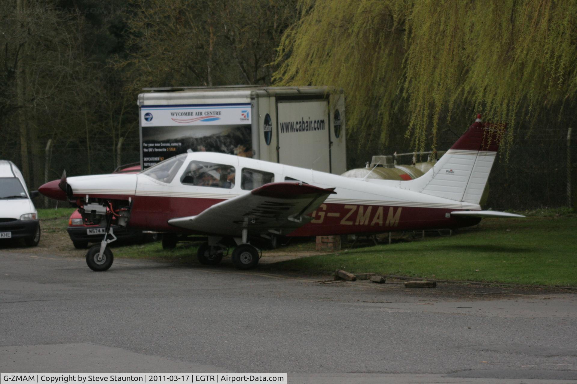 G-ZMAM, 1978 Piper PA-28-181 Cherokee Archer II C/N 28-7890059, Taken at Elstree Airfield March 2011