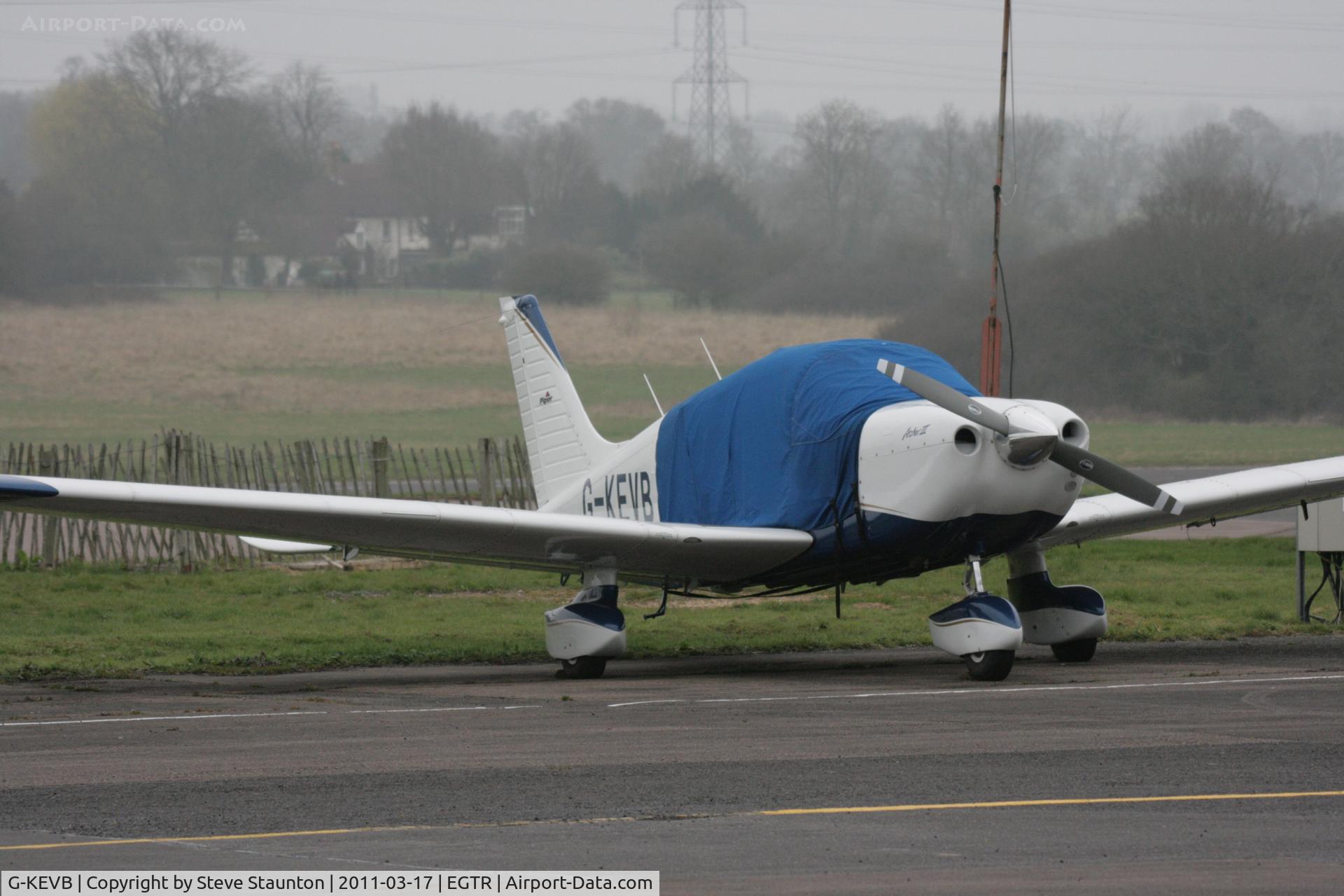 G-KEVB, 1997 Piper PA-28-181 Cherokee Archer III C/N 2843098, Taken at Elstree Airfield March 2011