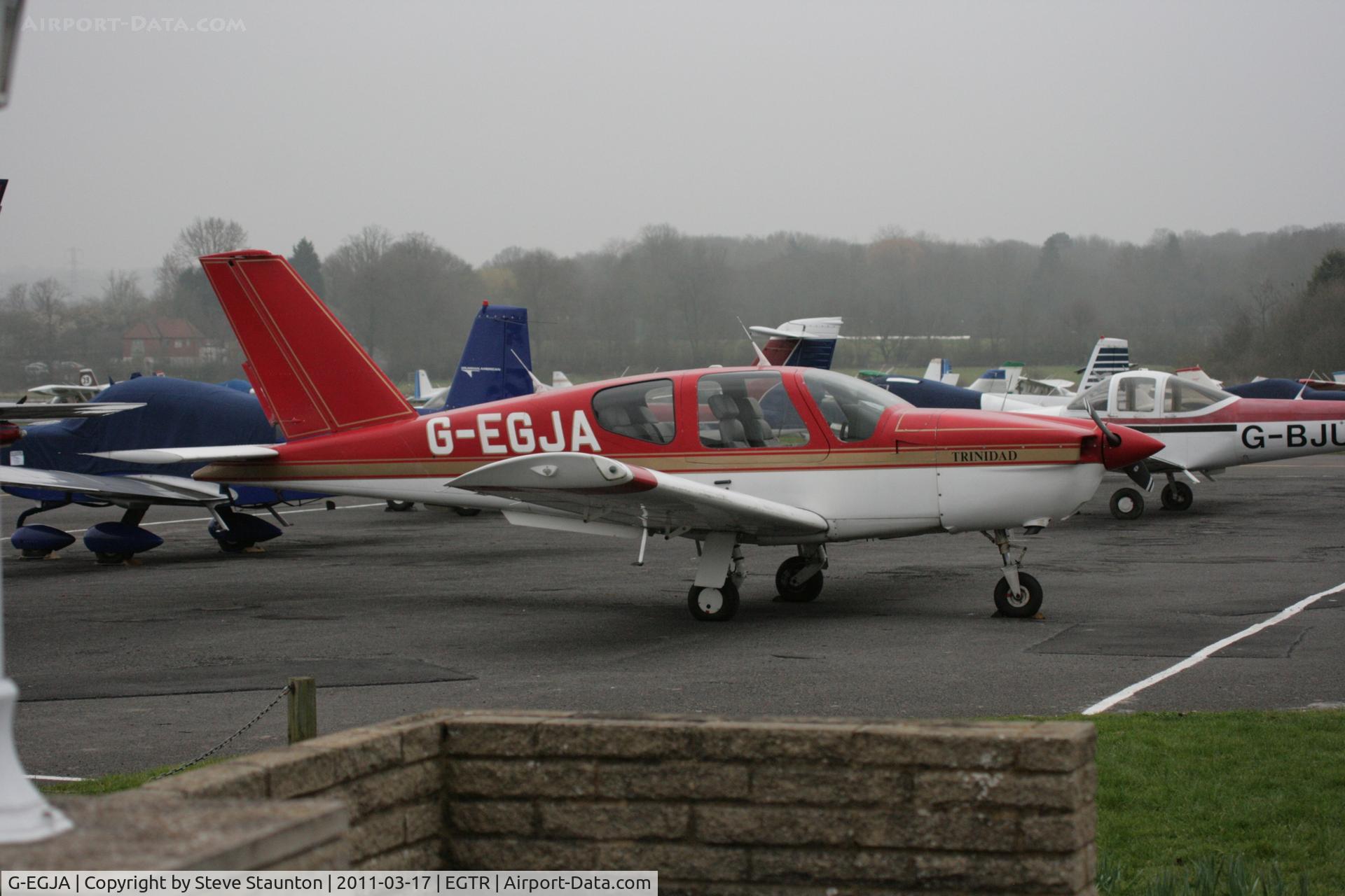G-EGJA, 1990 Socata TB-20 Trinidad C/N 1101, Taken at Elstree Airfield March 2011