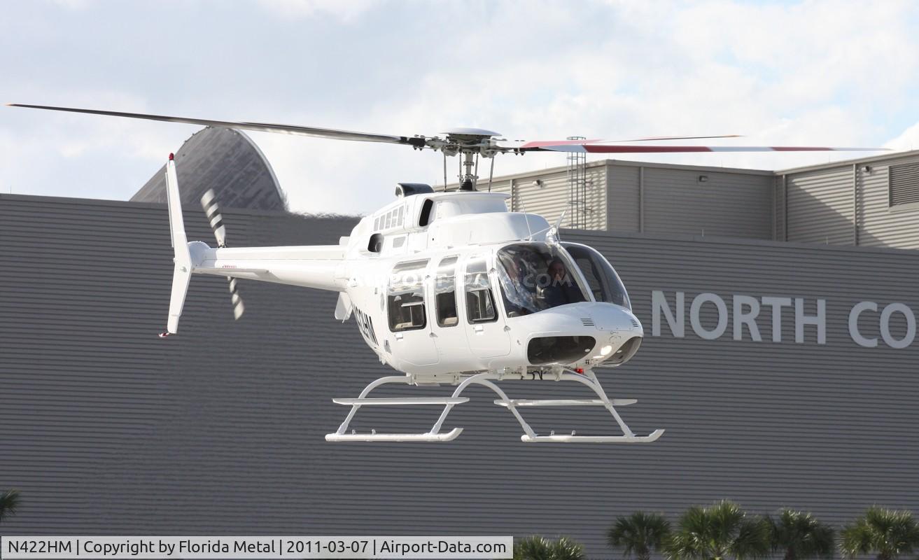 N422HM, Bell 407 C/N 53991, Bell 407 leaving Heliexpo Orlando