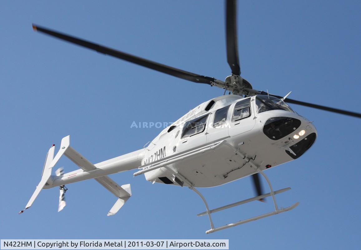 N422HM, Bell 407 C/N 53991, Bell 407 leaving Heliexpo Orlando