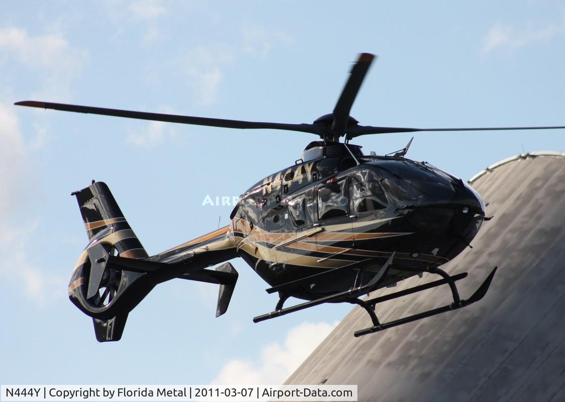 N444Y, 2007 Eurocopter EC-135P-2+ C/N 0599, EC135 leaving Heliexpo Orlando