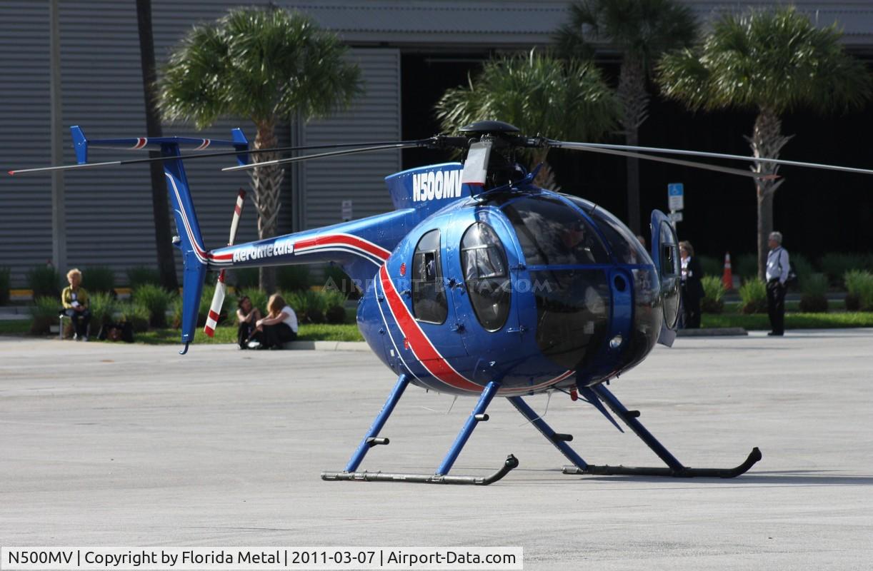 N500MV, 1977 Hughes 369D C/N 770156D, Hughes 369 at Heliexpo Orlando