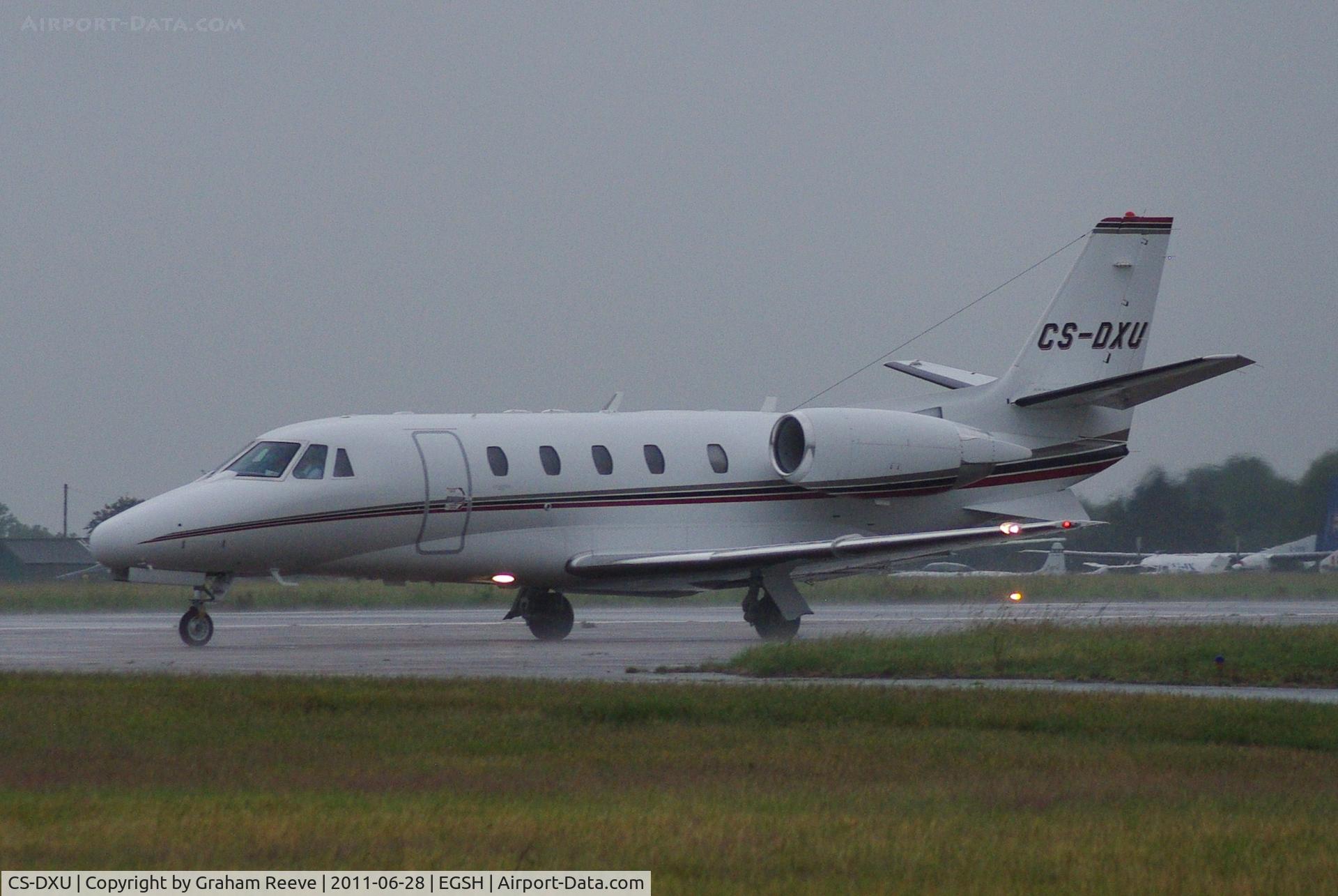 CS-DXU, 2008 Cessna 560 Citation Excel C/N 560-5775, About to deapart in a rain storm.