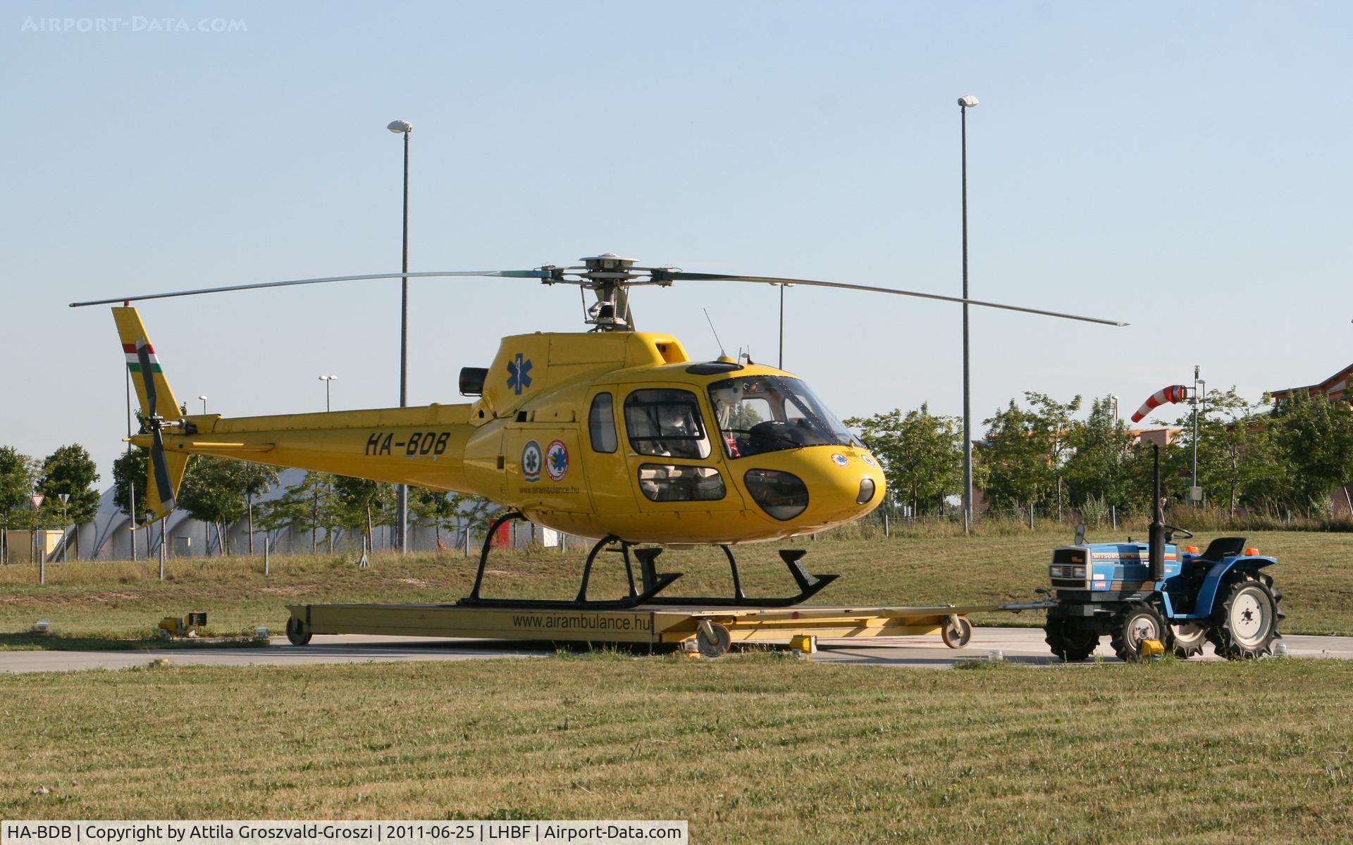HA-BDB, 1992 Aérospatiale AS-350B Ecureuil C/N 2607, Balatonfüred, Air Ambulance base - Hungary