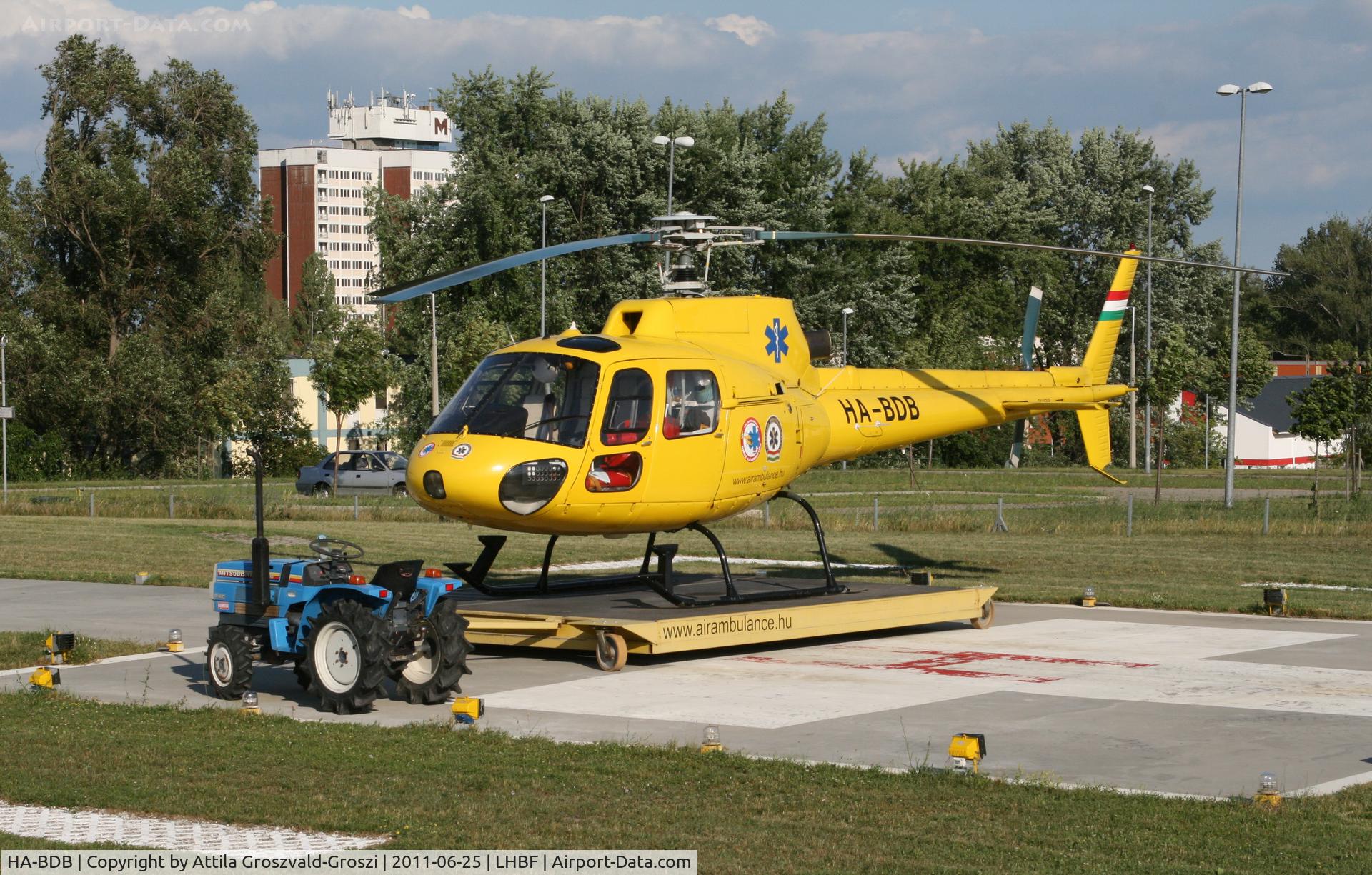 HA-BDB, 1992 Aérospatiale AS-350B Ecureuil C/N 2607, Balatonfüred, Air Ambulance base - Hungary