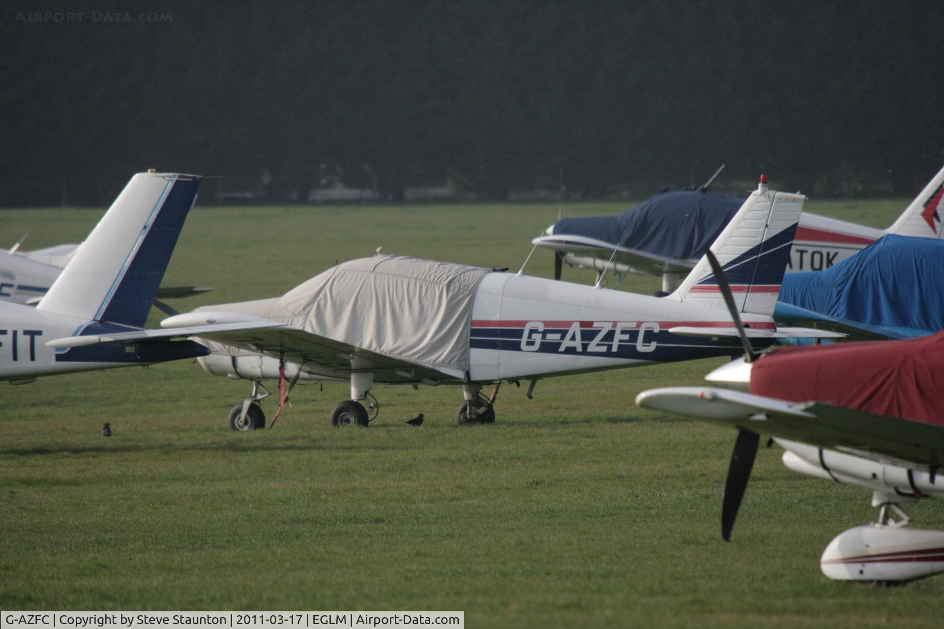 G-AZFC, 1971 Piper PA-28-140 Cherokee C/N 28-7125486, Taken at White Waltham Airfield March 2011