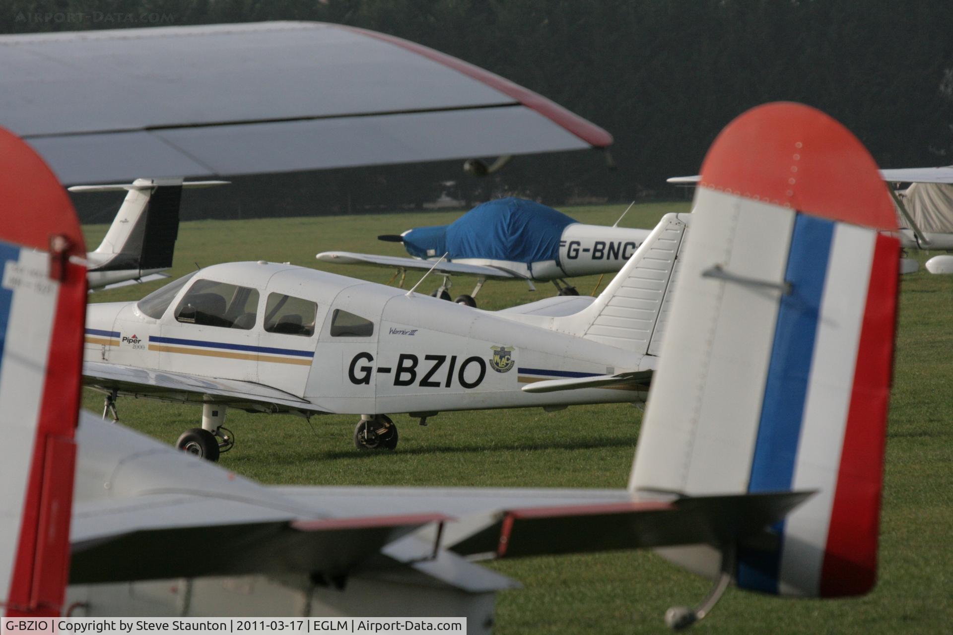 G-BZIO, 2000 Piper PA-28-161 Cherokee Warrior III C/N 2842085, Taken at White Waltham Airfield March 2011
