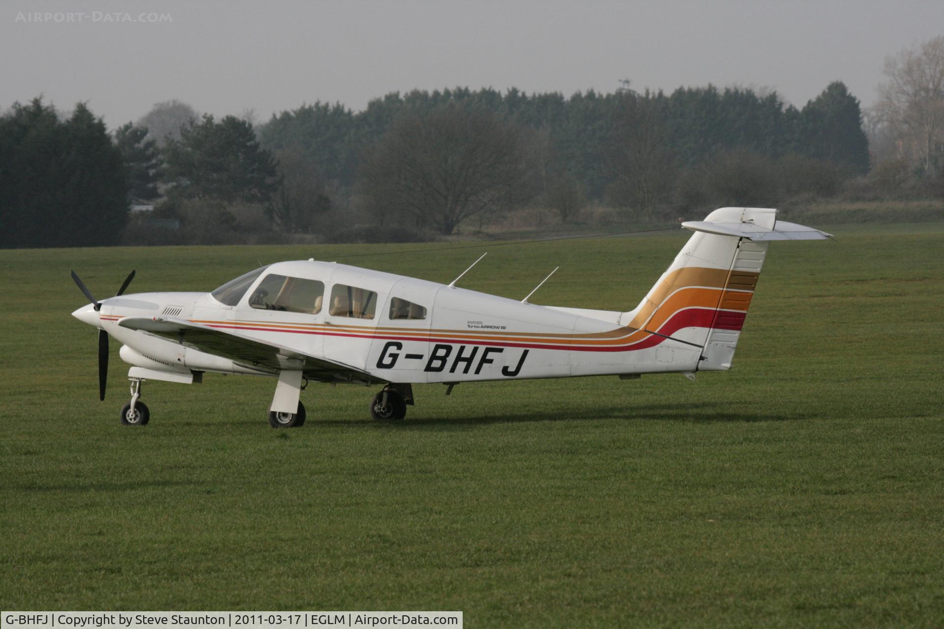 G-BHFJ, 1979 Piper PA-28RT-201T Turbo Arrow IV C/N 28R-7931298, Taken at White Waltham Airfield March 2011