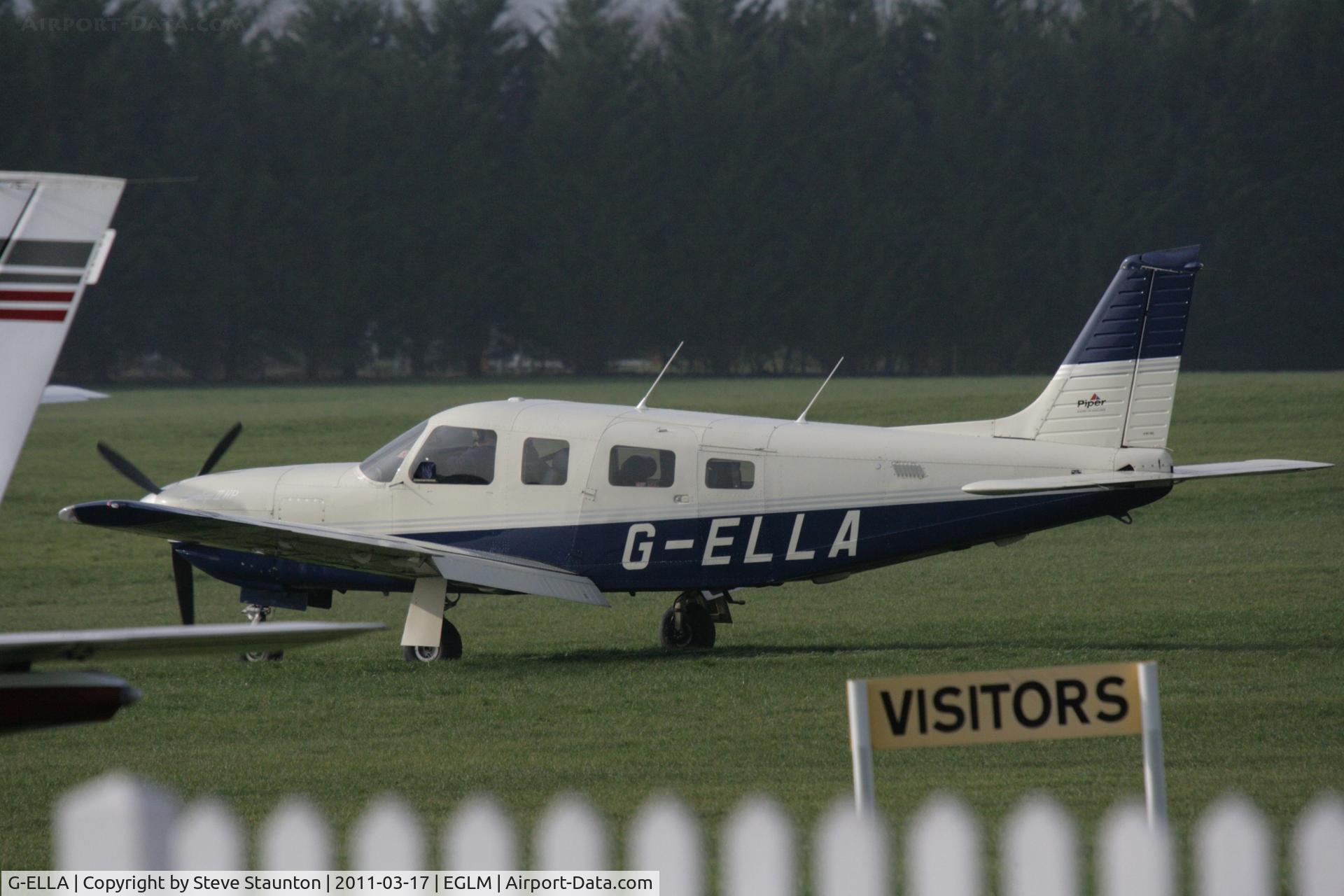 G-ELLA, 1996 Piper PA-32R-301 Saratoga SP C/N 32-46050, Taken at White Waltham Airfield March 2011