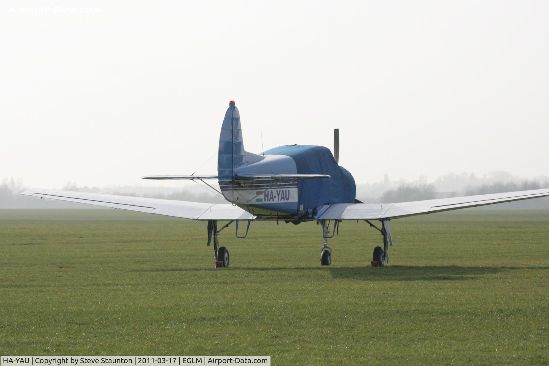 HA-YAU, 1998 Yakovlev Yak-18T C/N 15-35, Taken at White Waltham Airfield March 2011