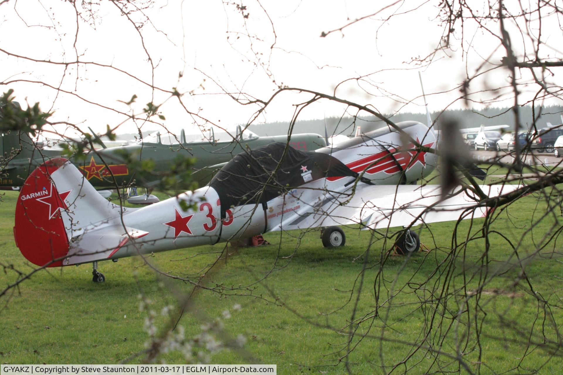 G-YAKZ, 1985 Yakovlev Yak-50 C/N 853206, Taken at White Waltham Airfield March 2011