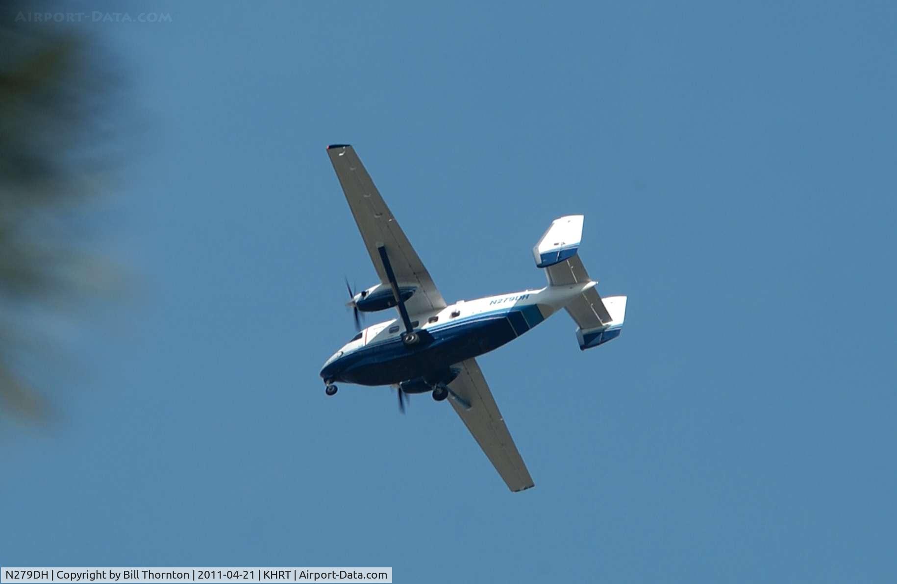 N279DH, PZL-Mielec M-28-05 Skytruck C/N AJE003-21, A Polskie Zaklady Lotnicze Spzoo PZL M28 05 flying west over Ft. Walton Beach, Fla. presumably back to Hurlburt Field. According to Airport Data.com, a website that this photgrapher contributes to this M28 is owned by Air Force Special Operations Command.