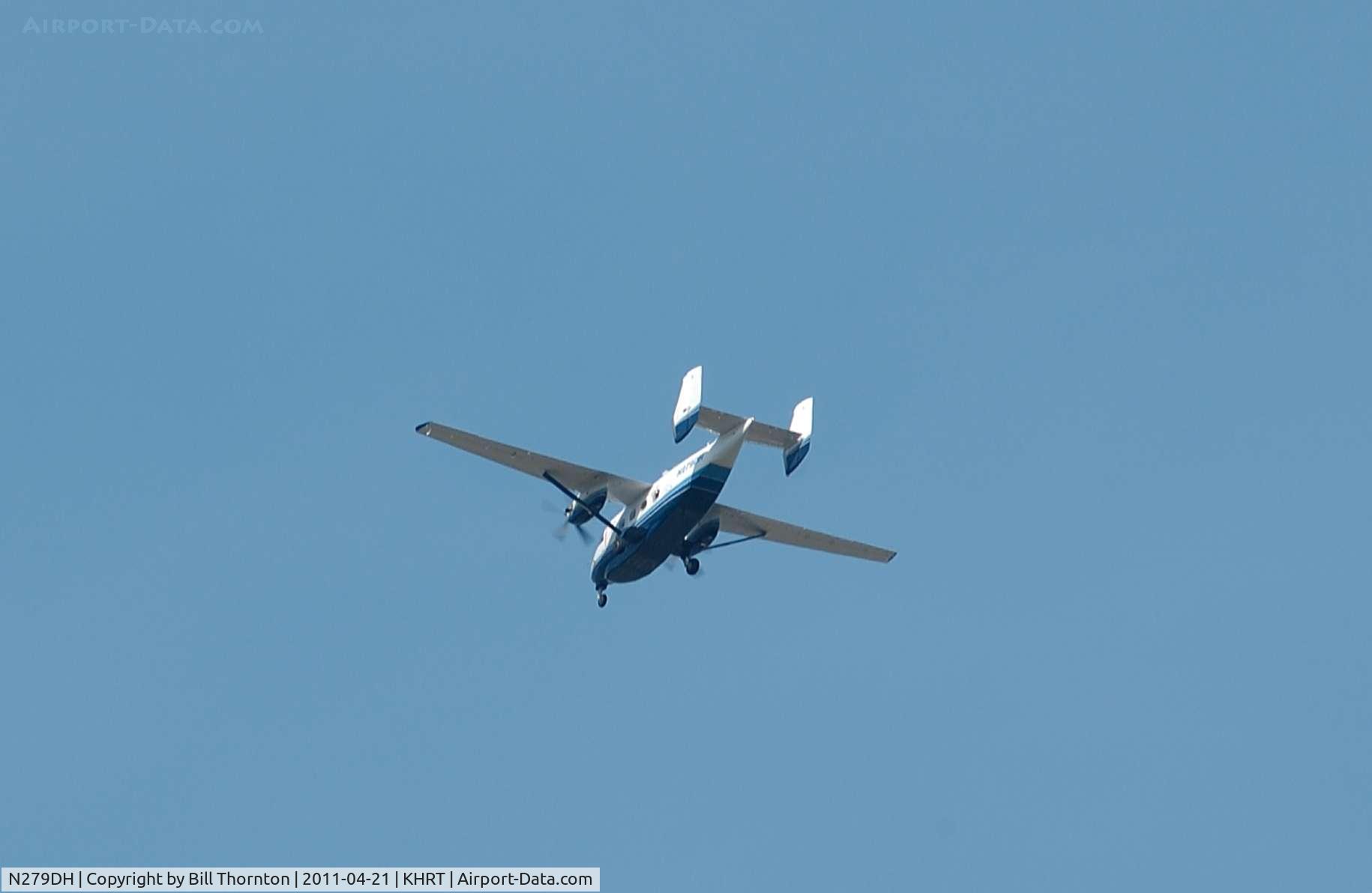 N279DH, PZL-Mielec M-28-05 Skytruck C/N AJE003-21, A Polskie Zaklady Lotnicze Spzoo PZL M28 05 flying west over Ft. Walton Beach, Fla. presumably back to Hurlburt Field. According to Airport Data.com, a website that this photgrapher contributes to this M28 is owned by Air Force Special Operations Command.