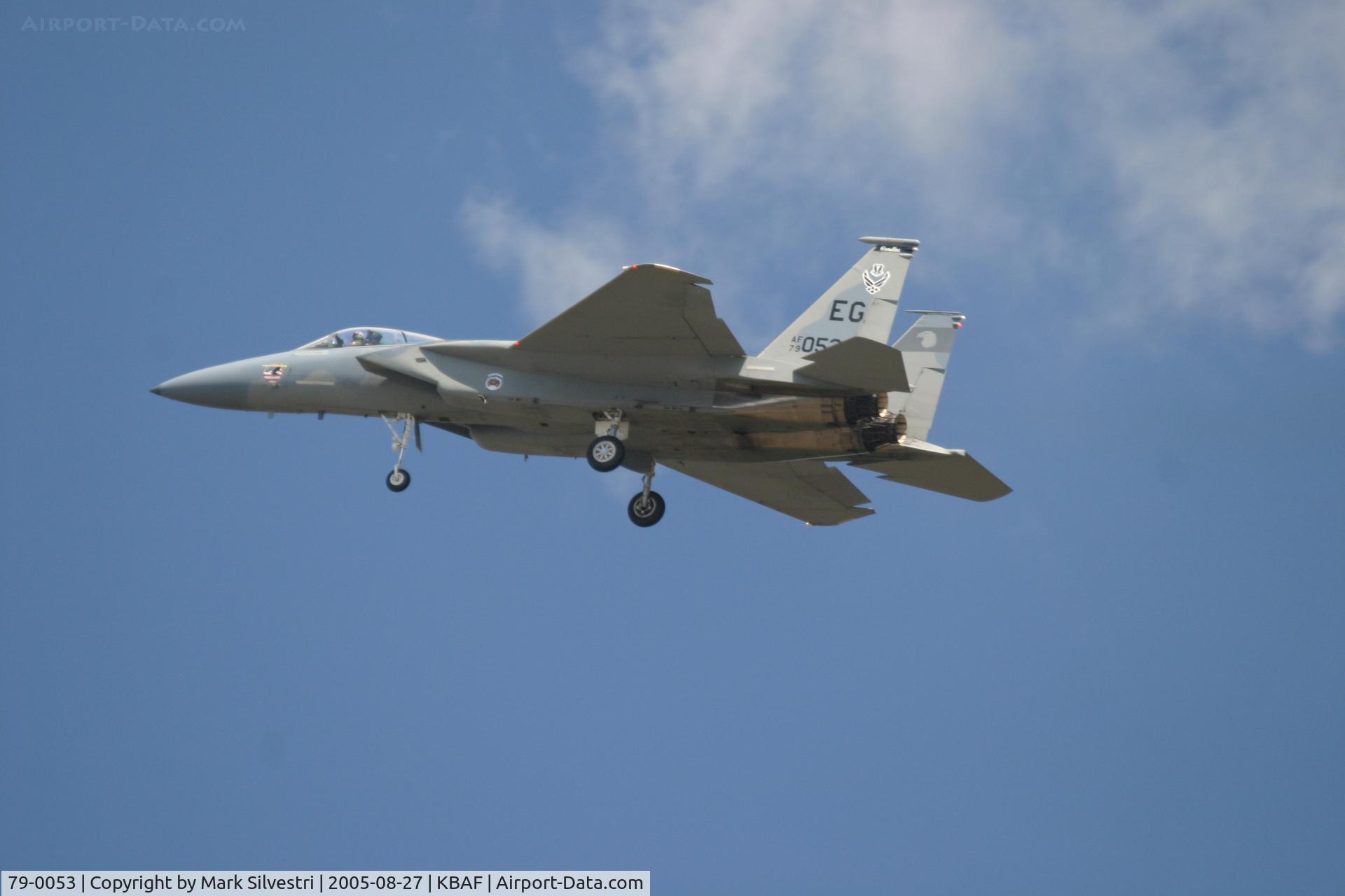 79-0053, 1979 McDonnell Douglas F-15C Eagle C/N 0597/C122, 2005 Barnes Airshow