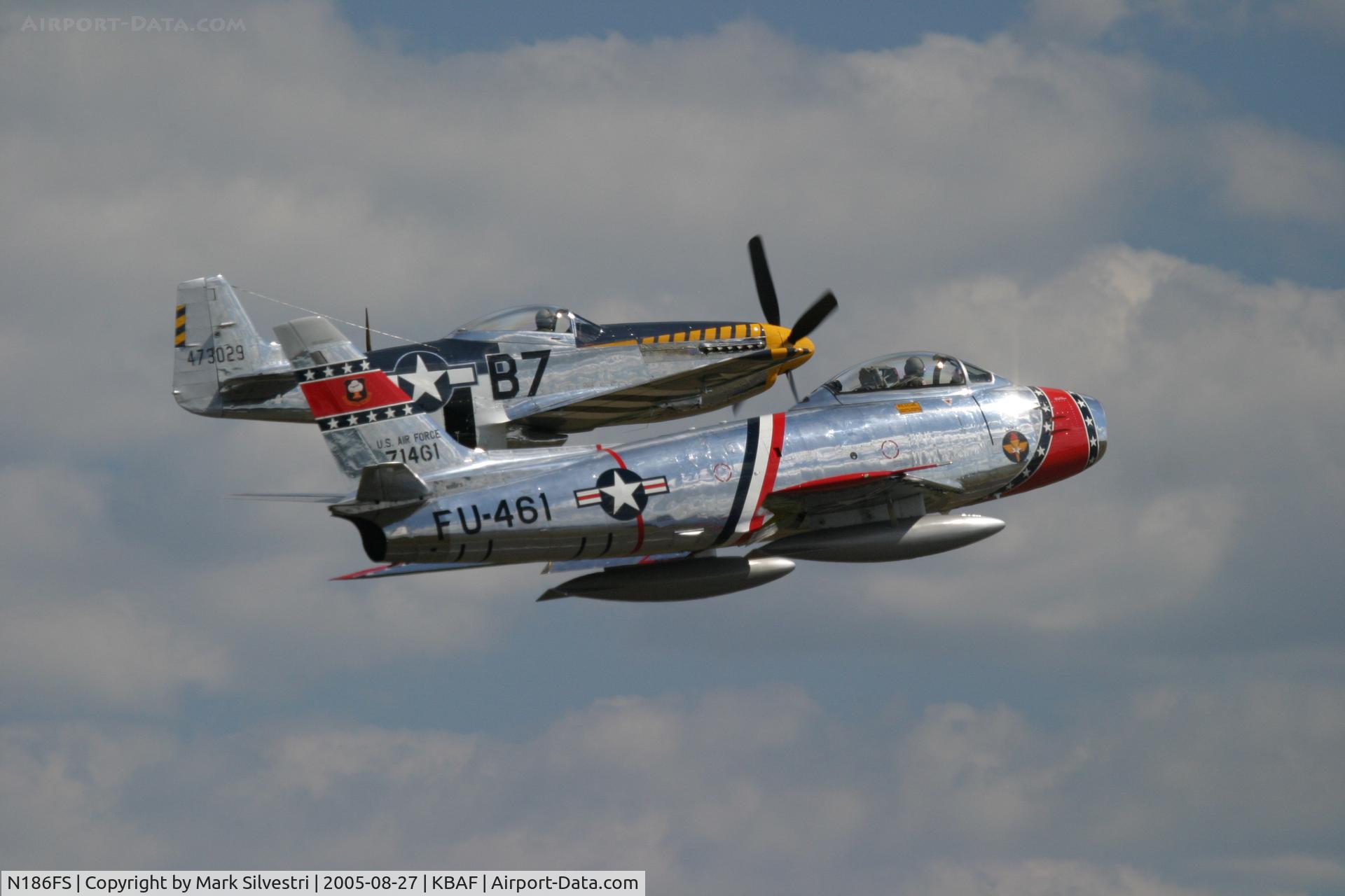 N186FS, 1956 Canadair CL-13B Sabre 6 C/N 1461, 2005 Barnes Airshow
