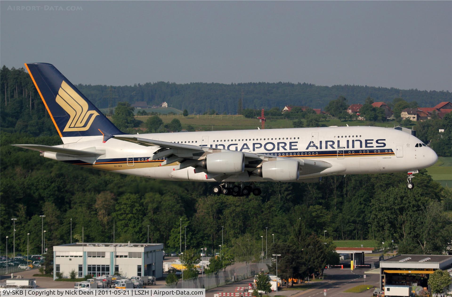 9V-SKB, 2006 Airbus A380-841 C/N 005, LSZH/ZRH