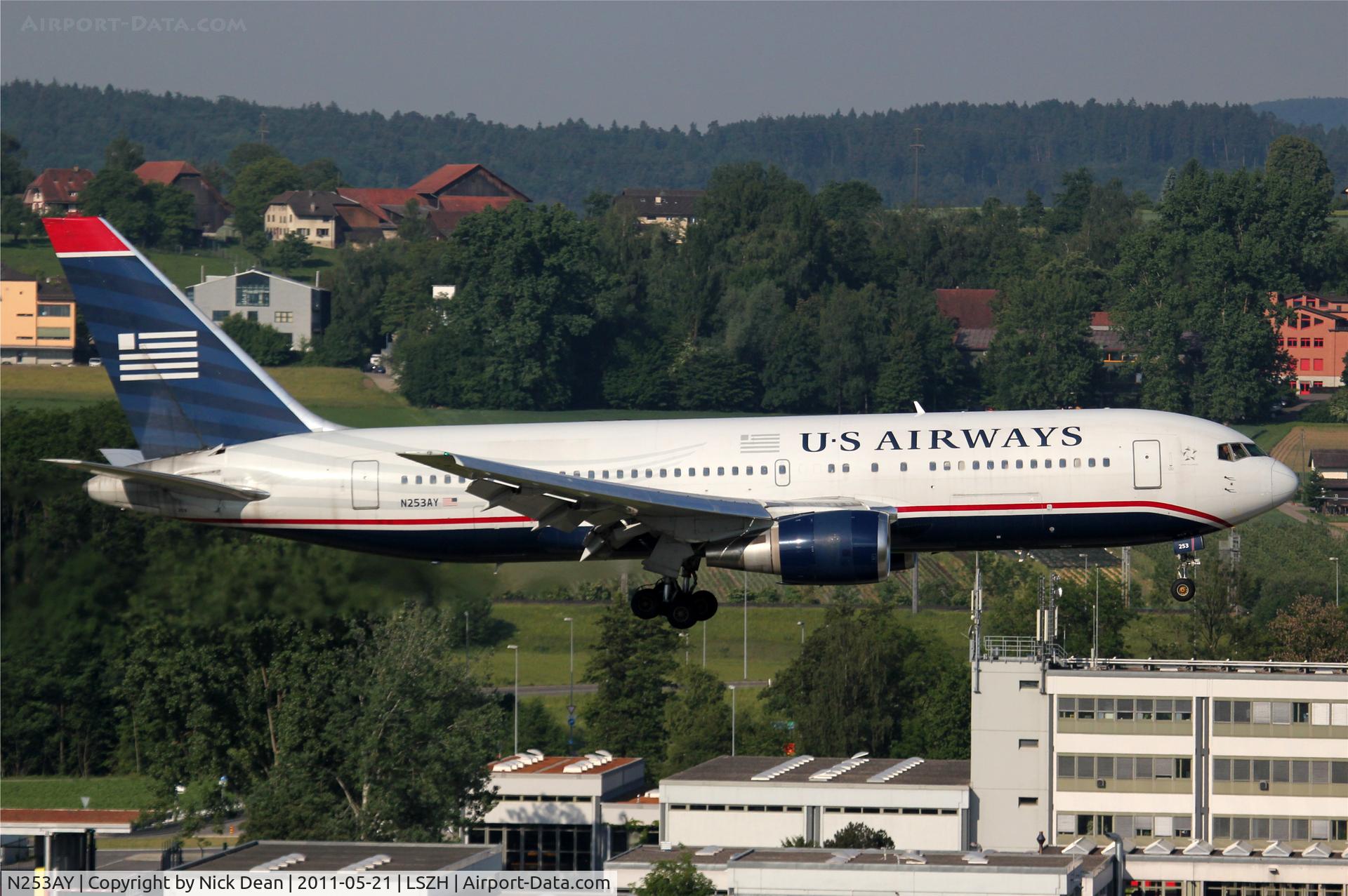 N253AY, 1990 Boeing 767-2B7 C/N 24894, LSZH/ZRH
