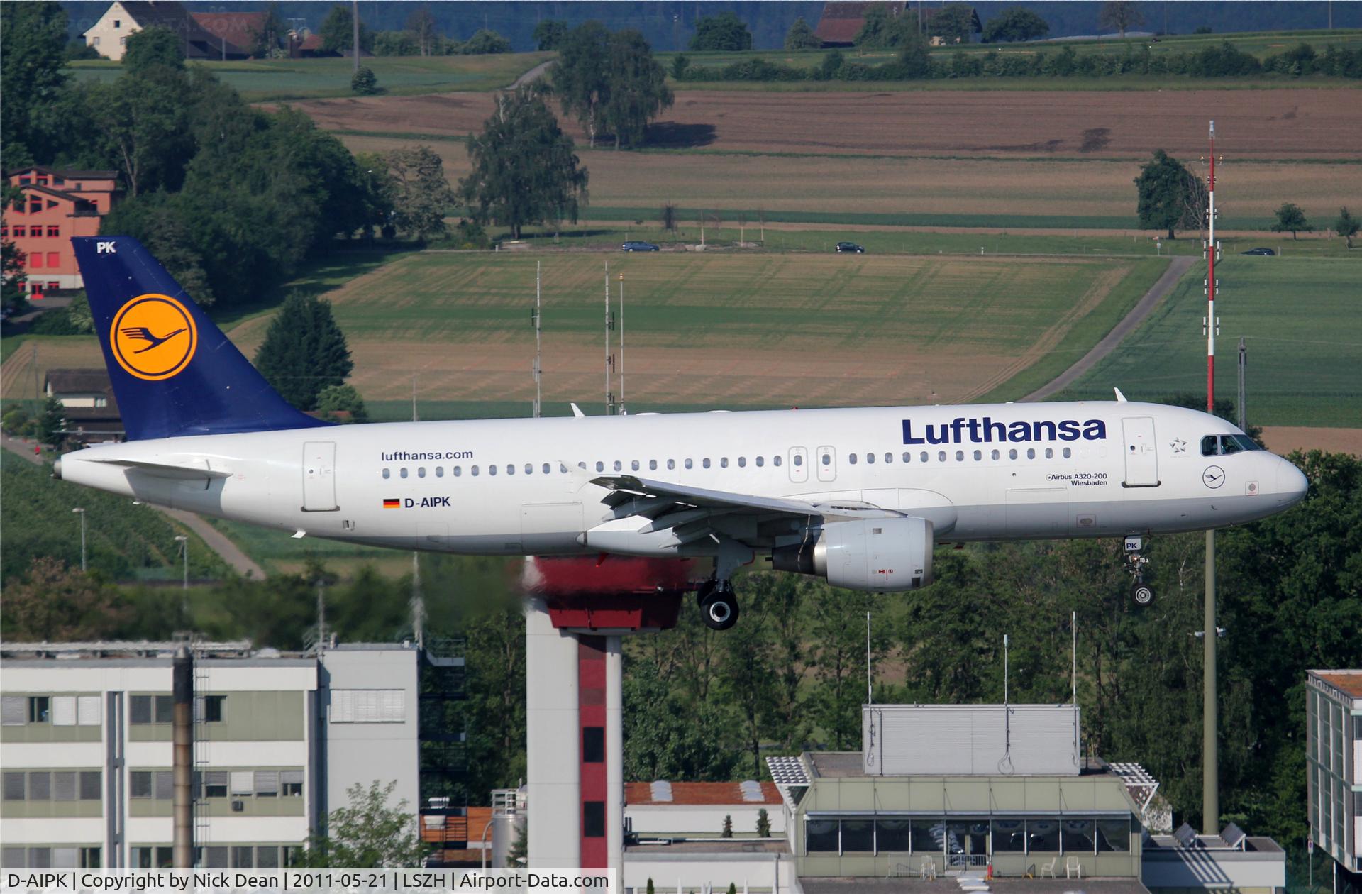 D-AIPK, 1989 Airbus A320-211 C/N 0093, LSZH/ZRH