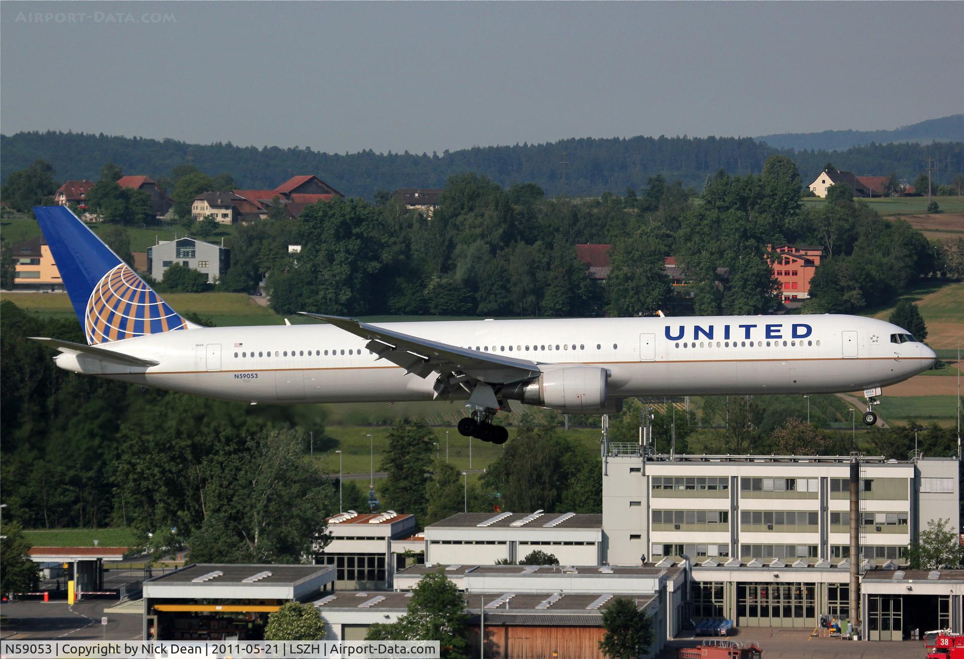 N59053, 2000 Boeing 767-424/ER C/N 29448, LSZH/ZRH