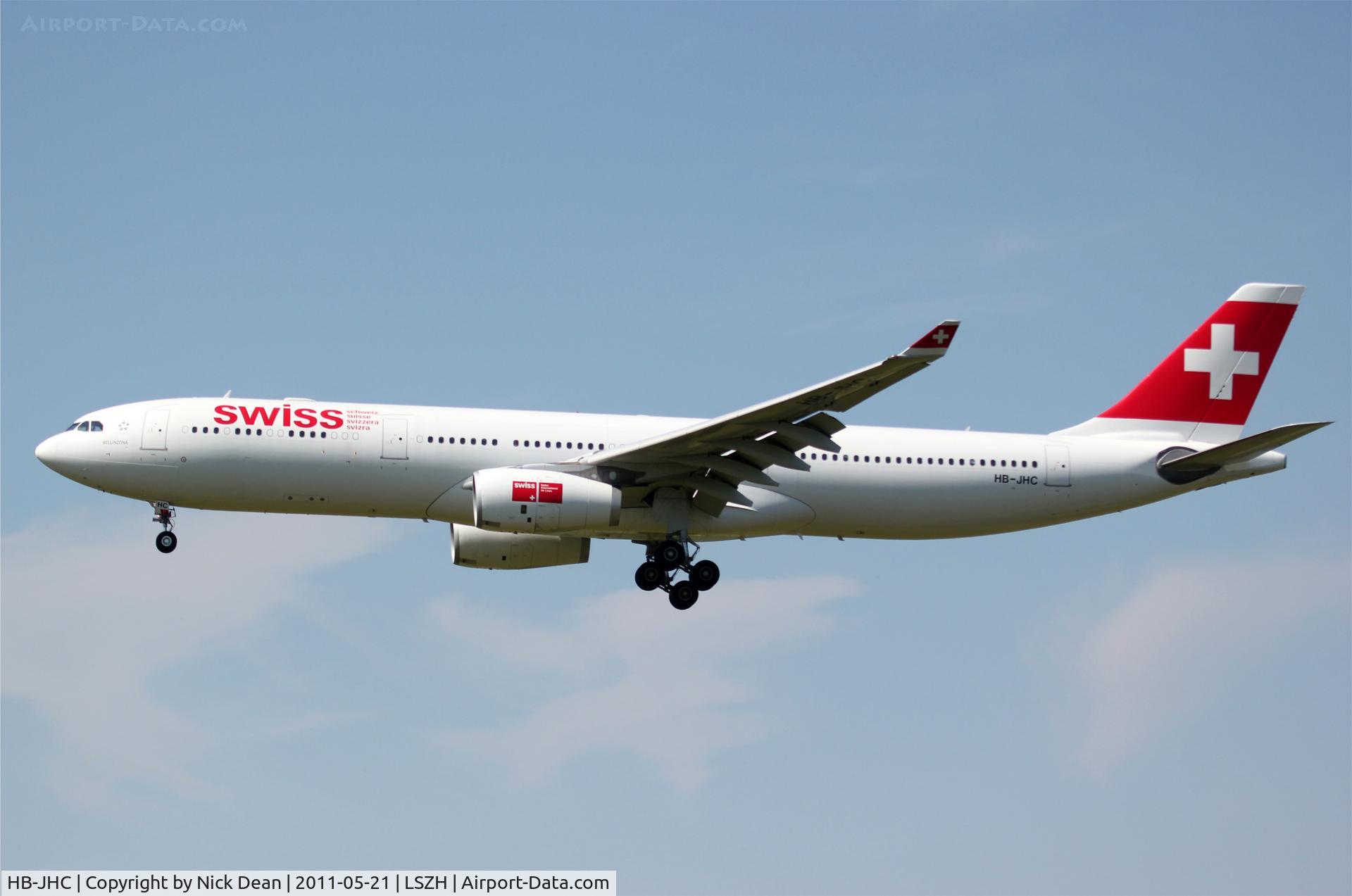 HB-JHC, 2009 Airbus A330-343X C/N 1029, LSZH/ZRH