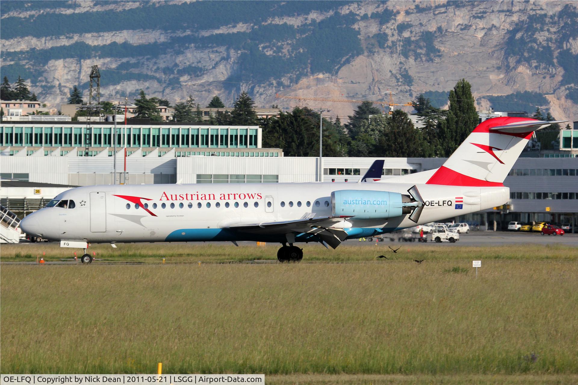 OE-LFQ, 1996 Fokker 70 (F-28-0070) C/N 11568, LSGG/GVA