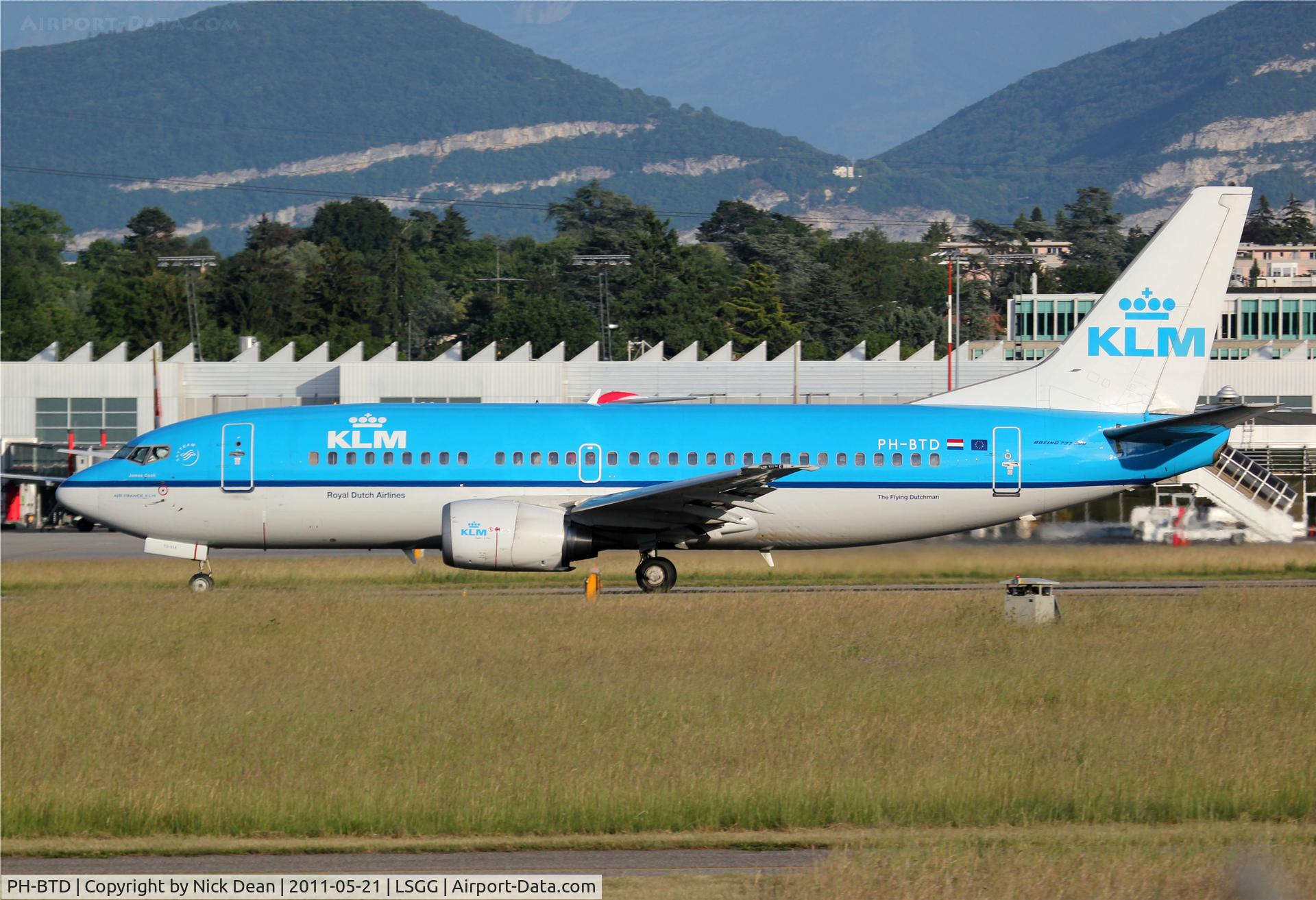 PH-BTD, 1992 Boeing 737-306 C/N 27420, LSGG/GVA