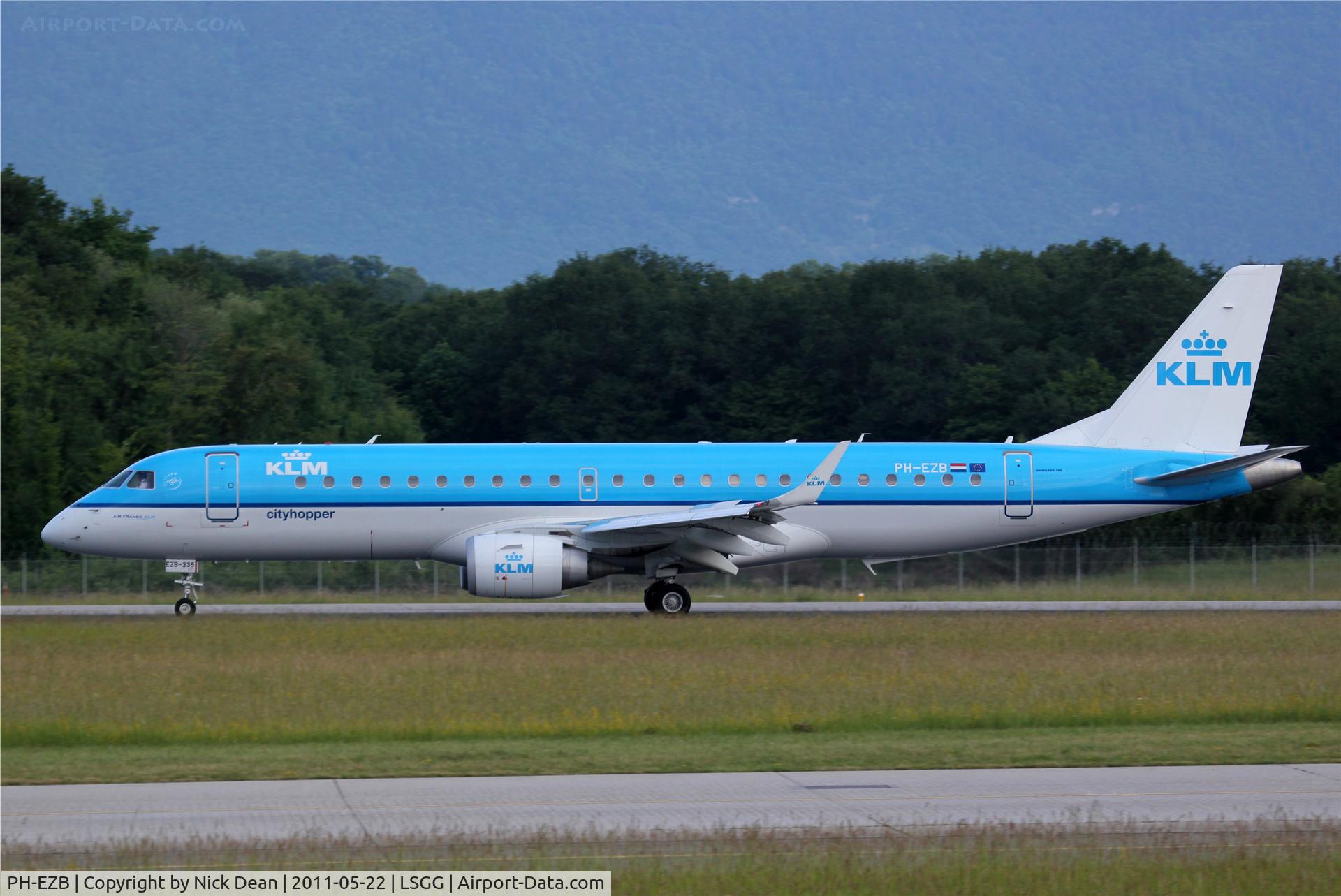 PH-EZB, 2008 Embraer 190LR (ERJ-190-100LR) C/N 19000235, LSGG/GVA