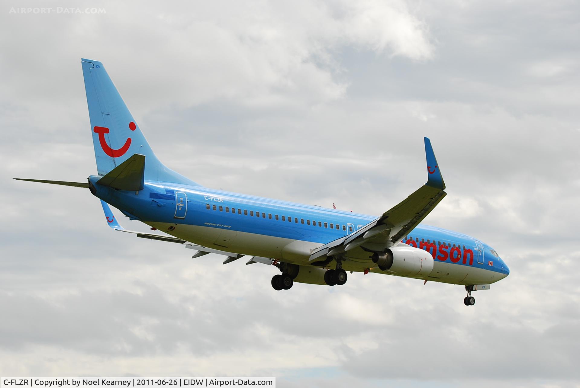 C-FLZR, 2009 Boeing 737-8K5 C/N 35145, Landing Rwy 16 at EIDW