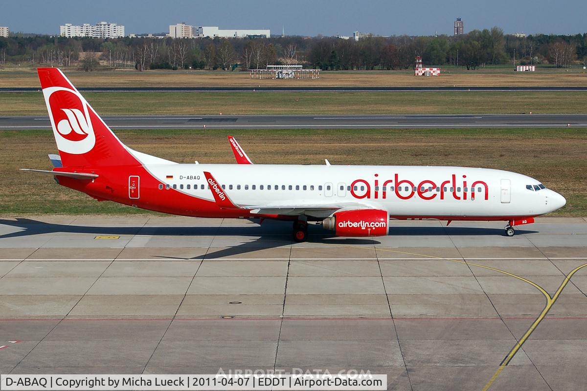 D-ABAQ, 1998 Boeing 737-86J C/N 28071, At Tegel