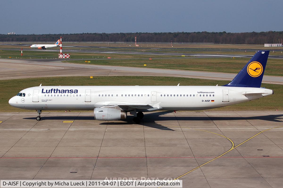 D-AISF, 2000 Airbus A321-231 C/N 1260, At Tegel