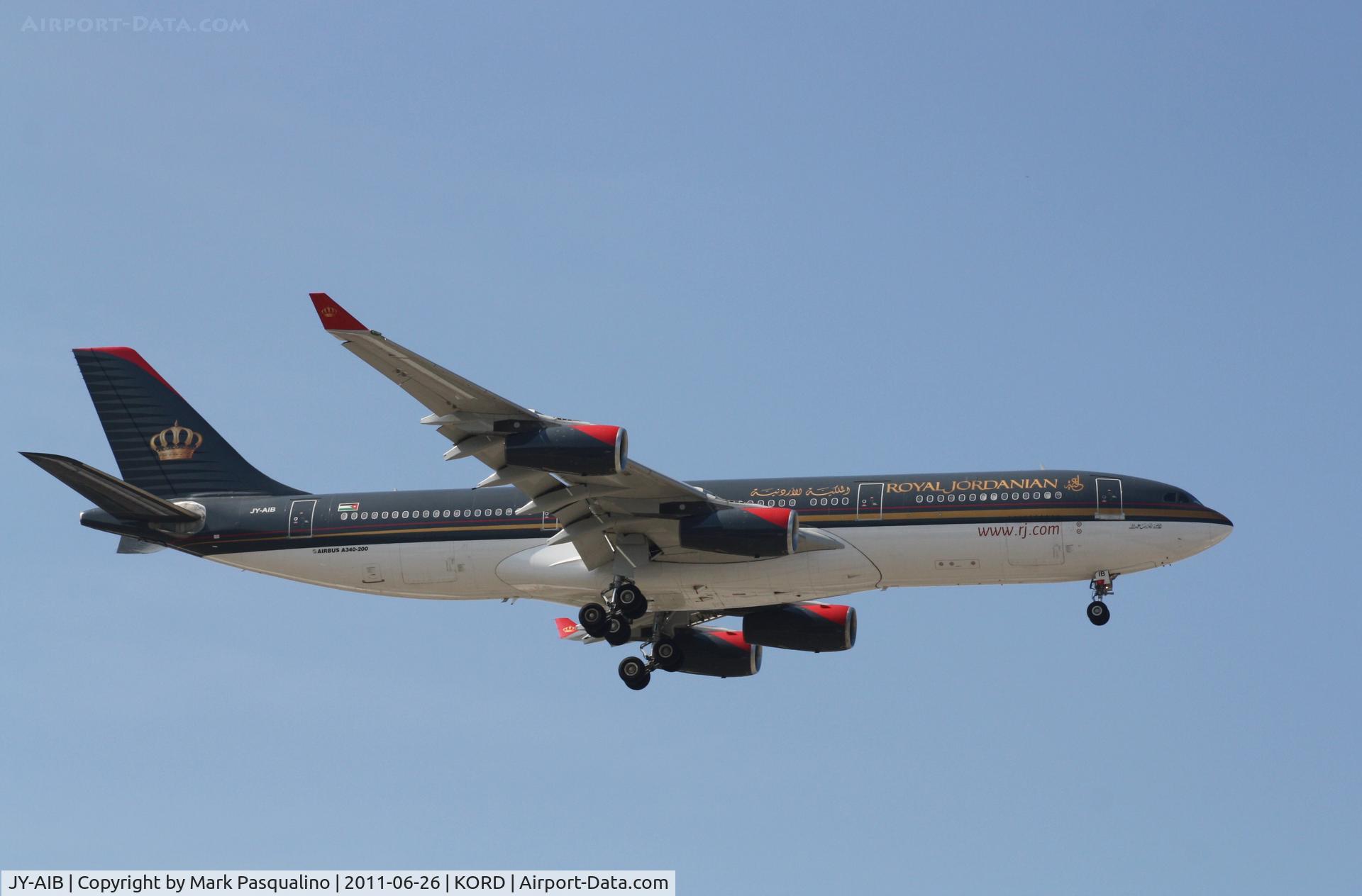 JY-AIB, 1994 Airbus A340-211 C/N 043, Airbus A340-200