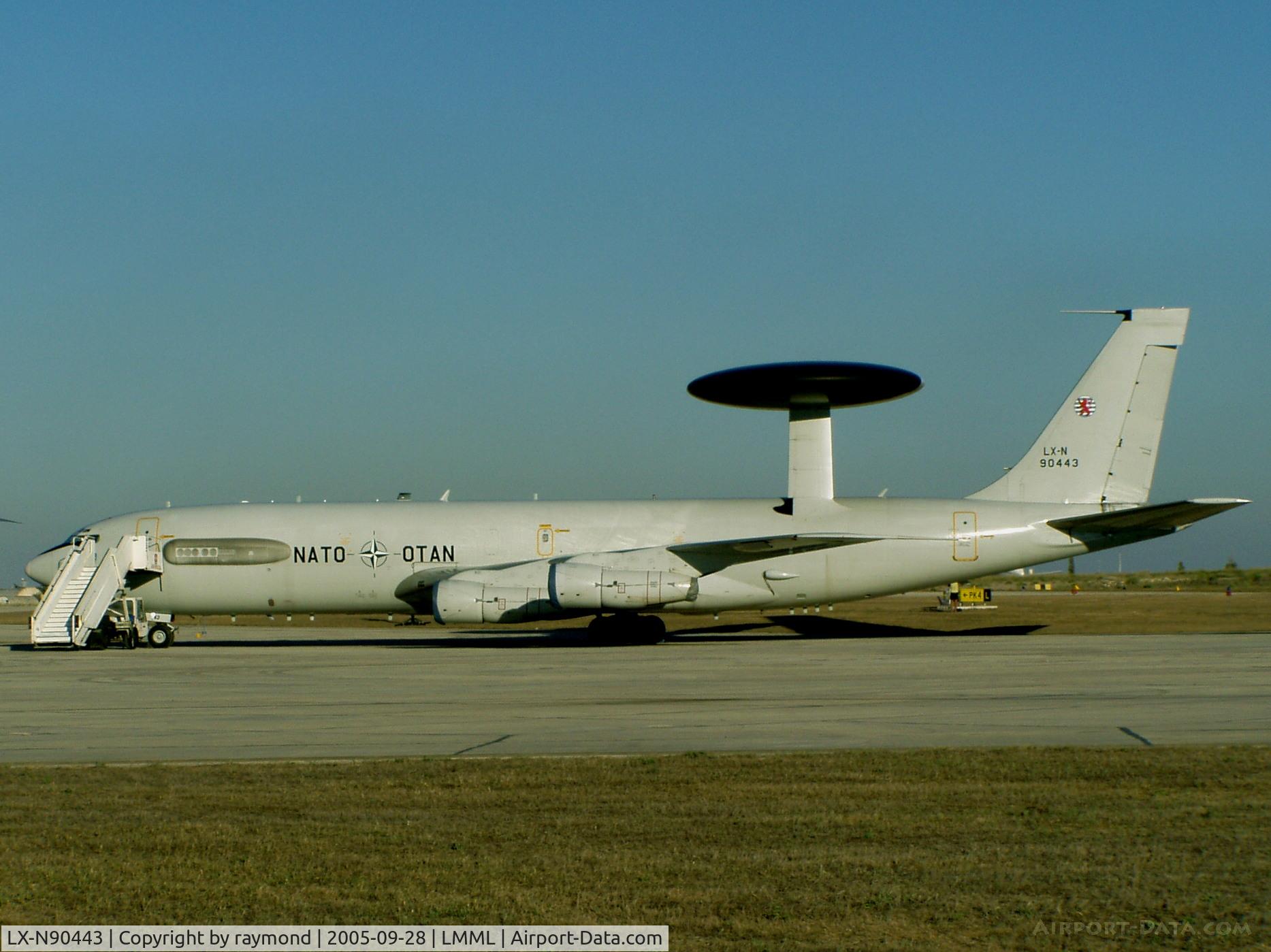 LX-N90443, 1981 Boeing E-3A Sentry C/N 22838, E-3A Sentry LX-N90443 Nato
