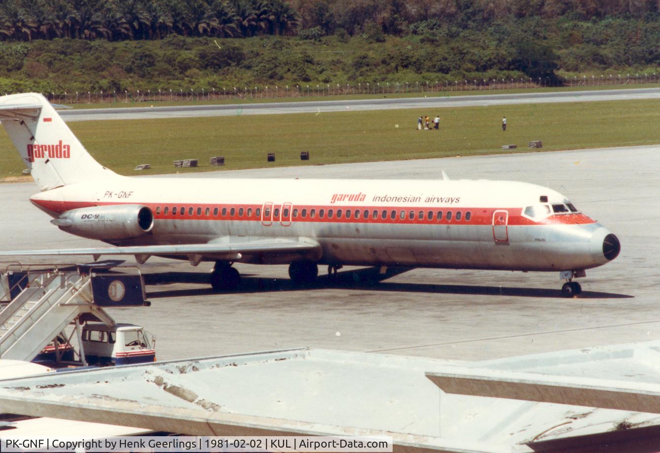 PK-GNF, 1973 Douglas DC-9-32 C/N 47569, Garuda