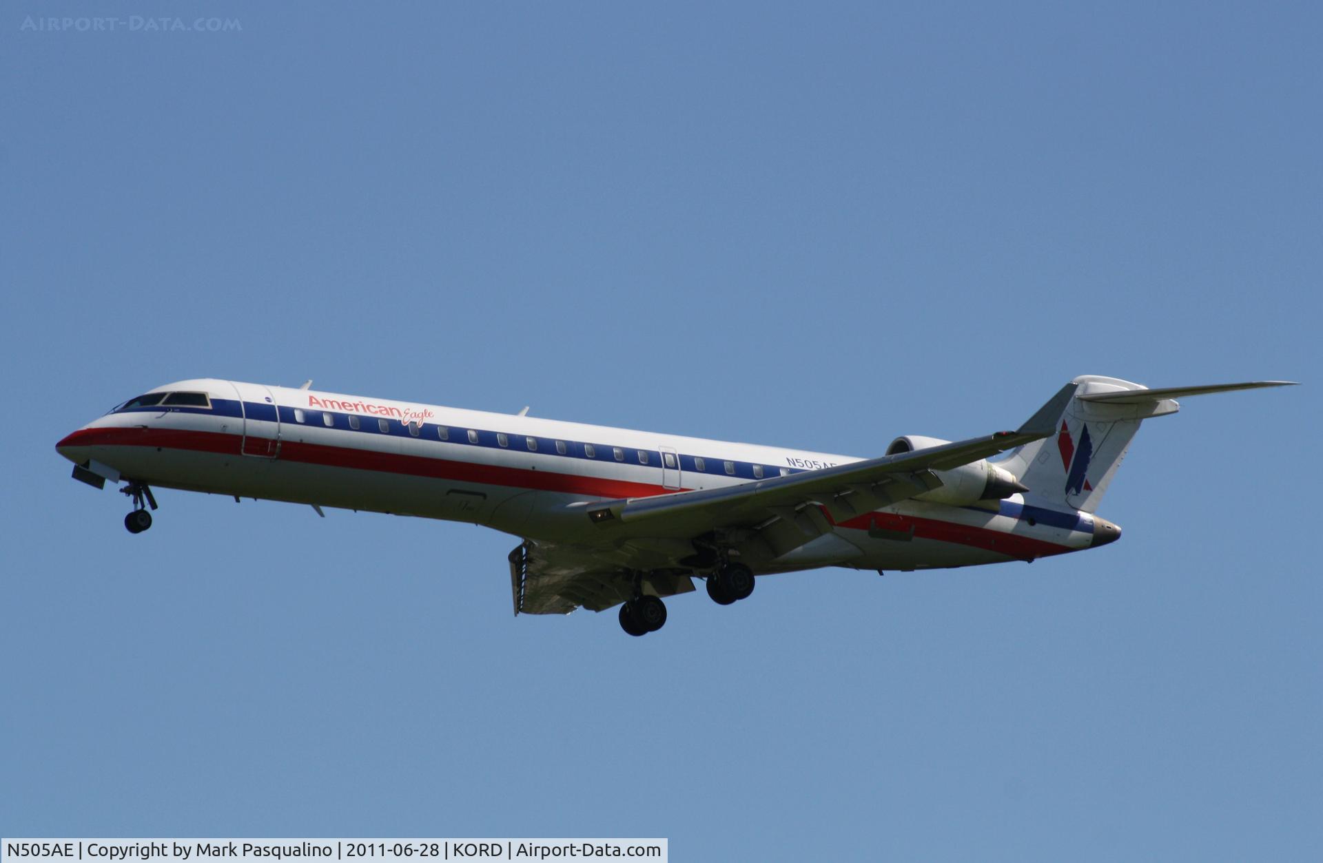 N505AE, 2002 Bombardier CRJ-701 (CL-600-2C10) Regional Jet C/N 10053, CL-600-2C10