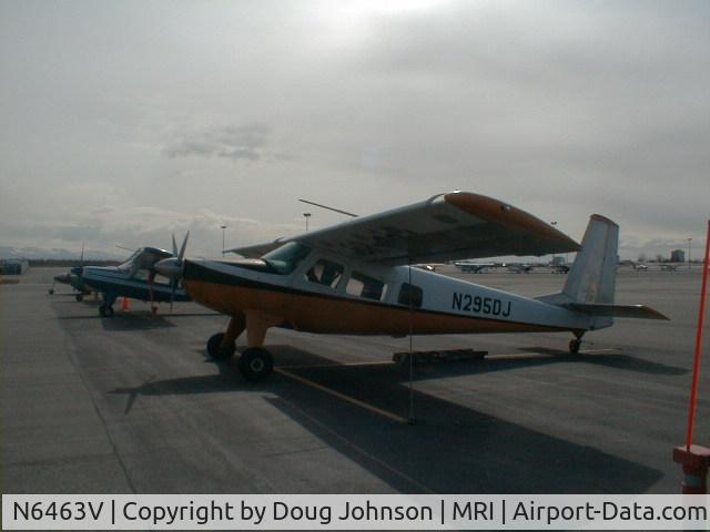 N6463V, 1966 Helio H-295-1200 Super Courier C/N 1233, c/n 1233 was VP-GCJ Gibraltar next 8R-GCJ British Guyana Defense Force, next N-146LM Larry Montgomery, N295DJ Doug Johnson N6463V Jay Harrison now owned byLew Beck  
Helio c/n 1423 Jim Harrower, Stoney River Lodge, Ak Previously had the Reg N6463V the pi